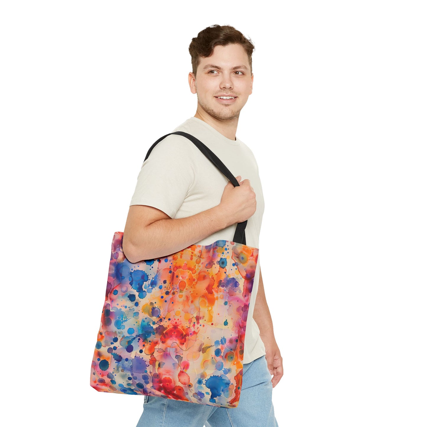 Hamsa Radiance. Tote Bag for Everyday Use