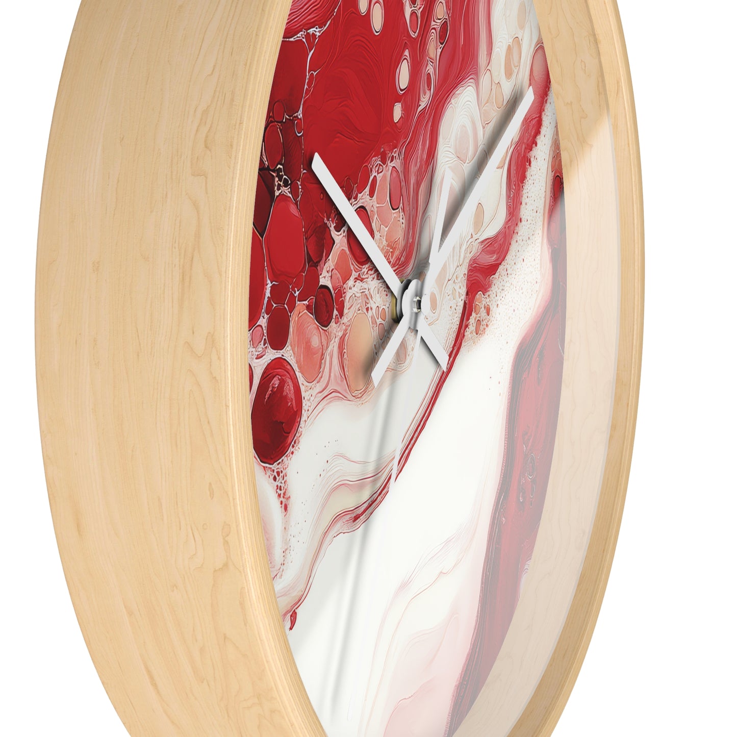 Cherry Aurora. Wall Clock - Artistic Home Decor