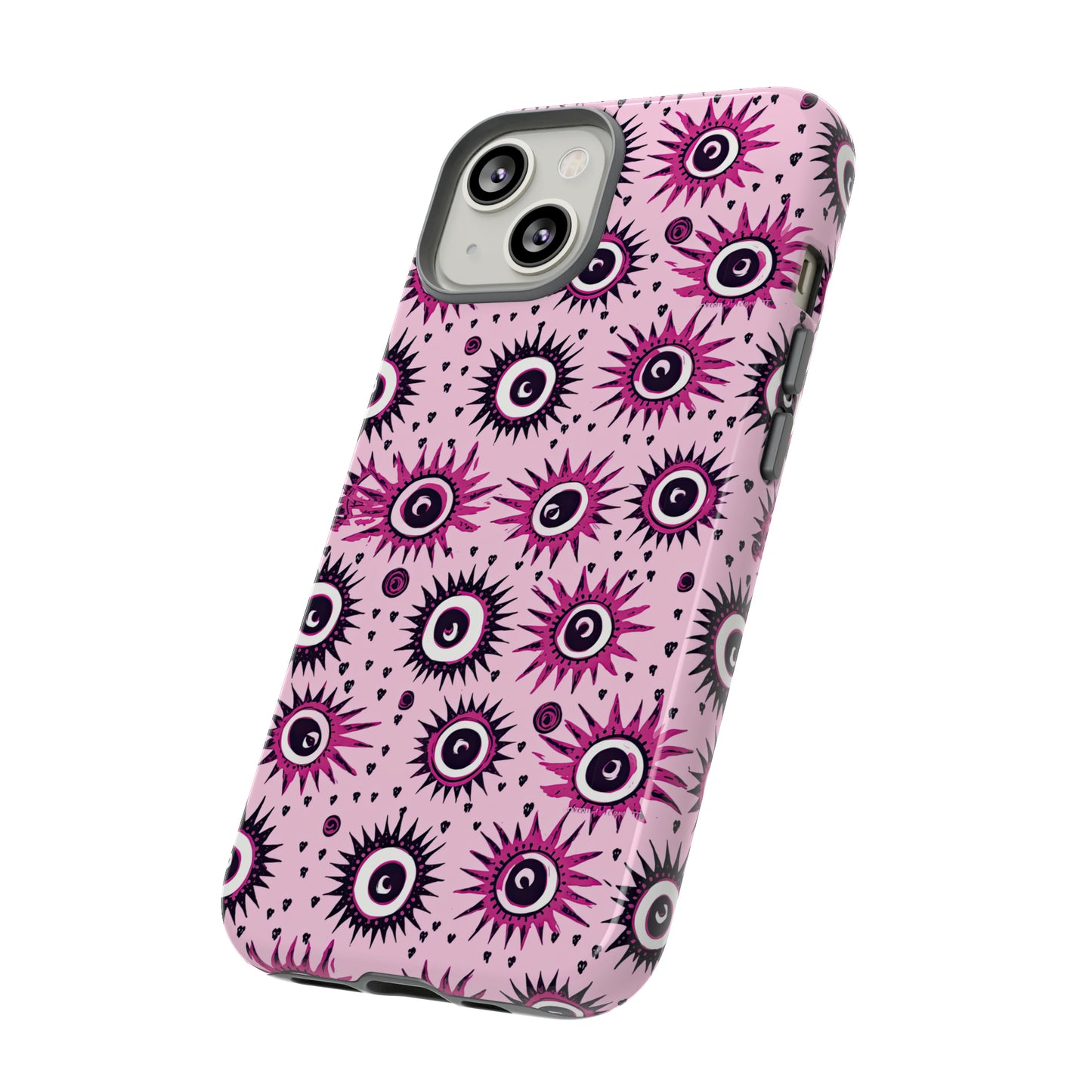 Evil Pink Eye. Evil eye Inspired phone case. – Artistic Expression Meets ProtectionTough Cases