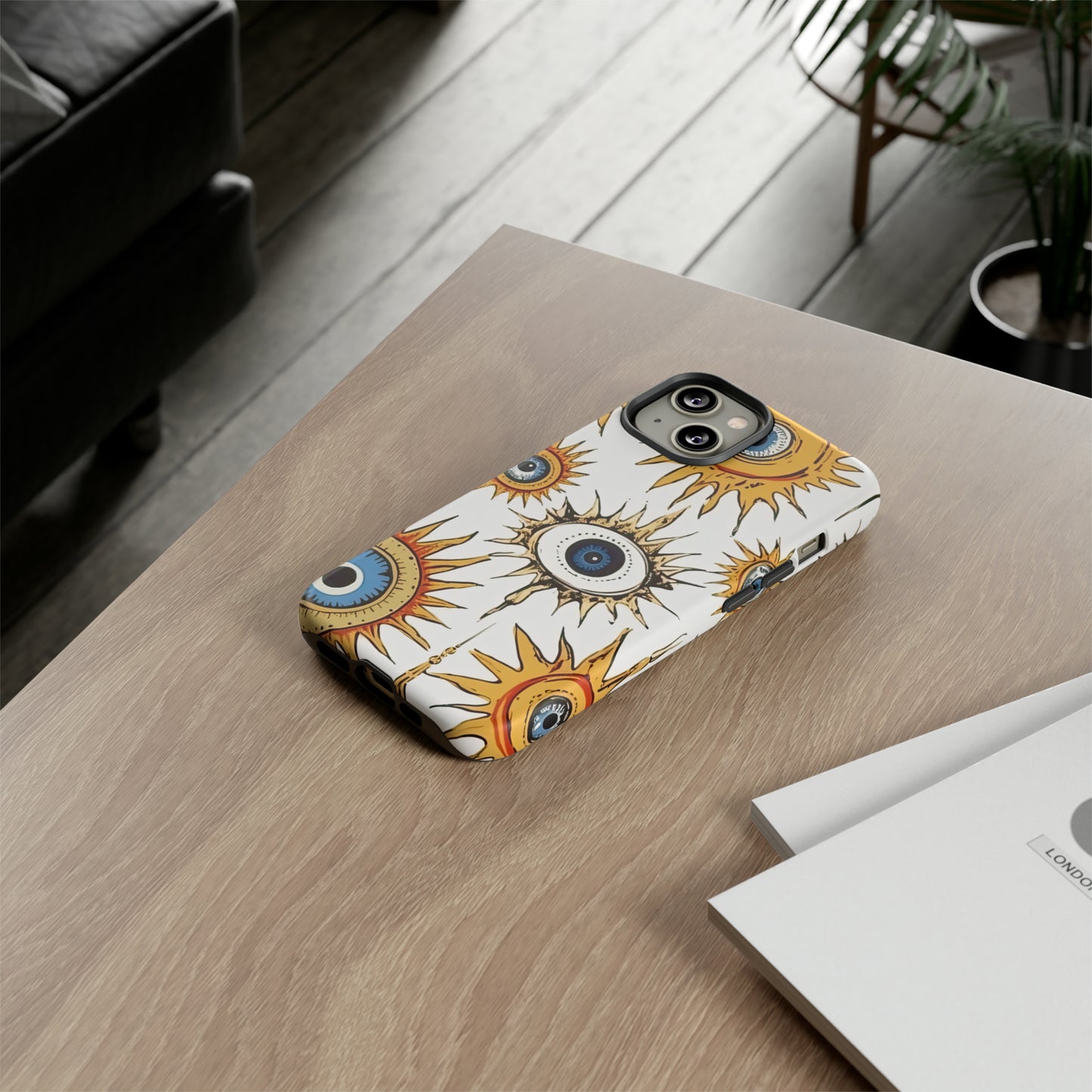 Ethereal Eyeful. Evil eye Inspired phone case. – Artistic Expression Meets ProtectionTough Case