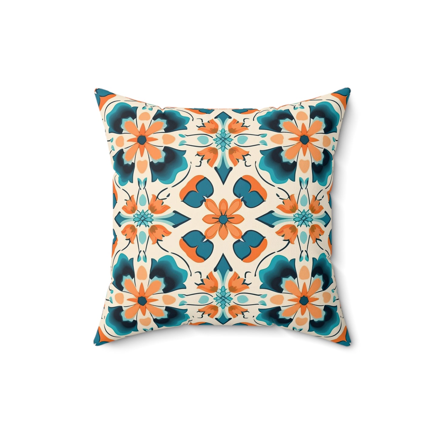 Meditative Medina Montage . Spun Polyester Square Pillow