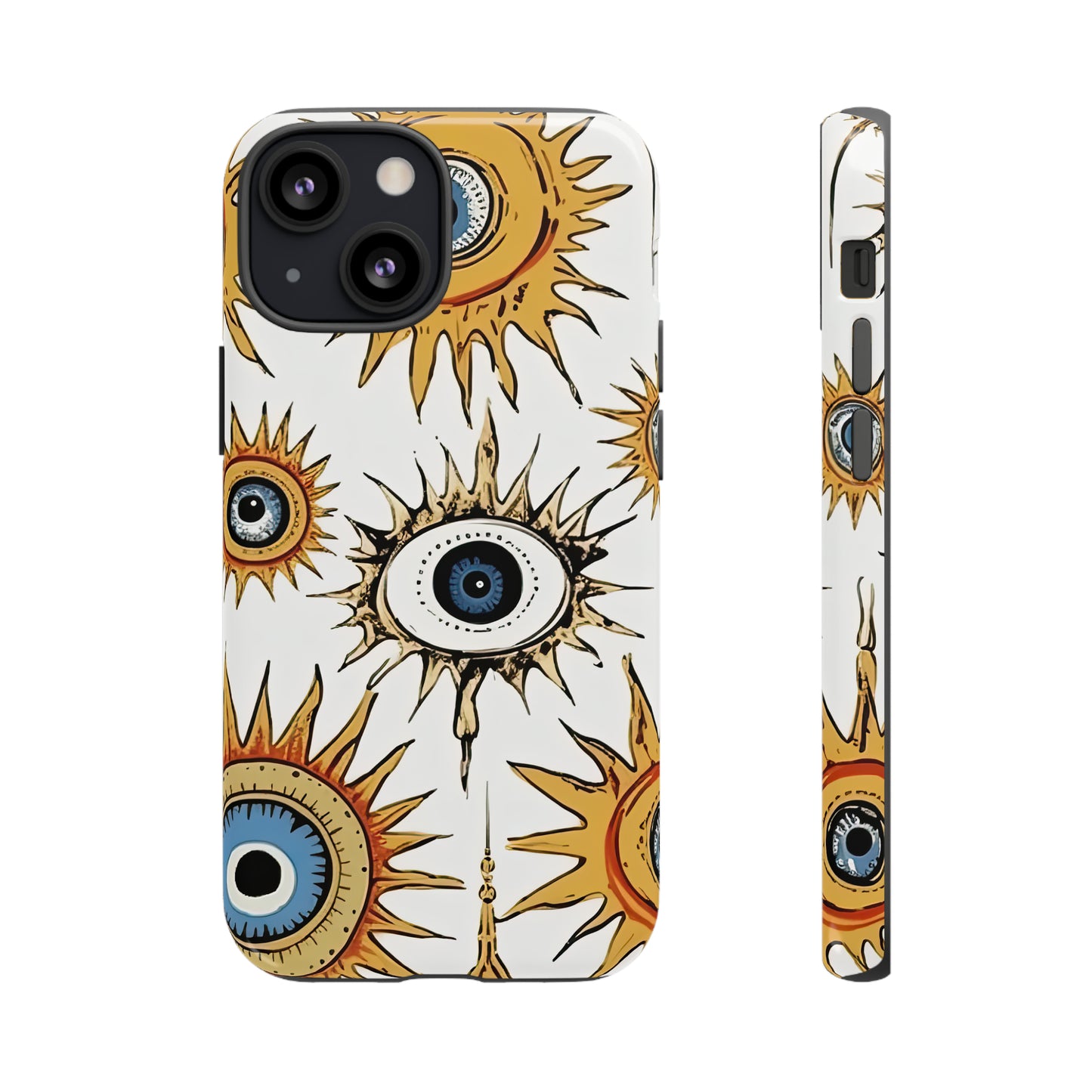 Ethereal Eyeful. Evil eye Inspired phone case. – Artistic Expression Meets ProtectionTough Case