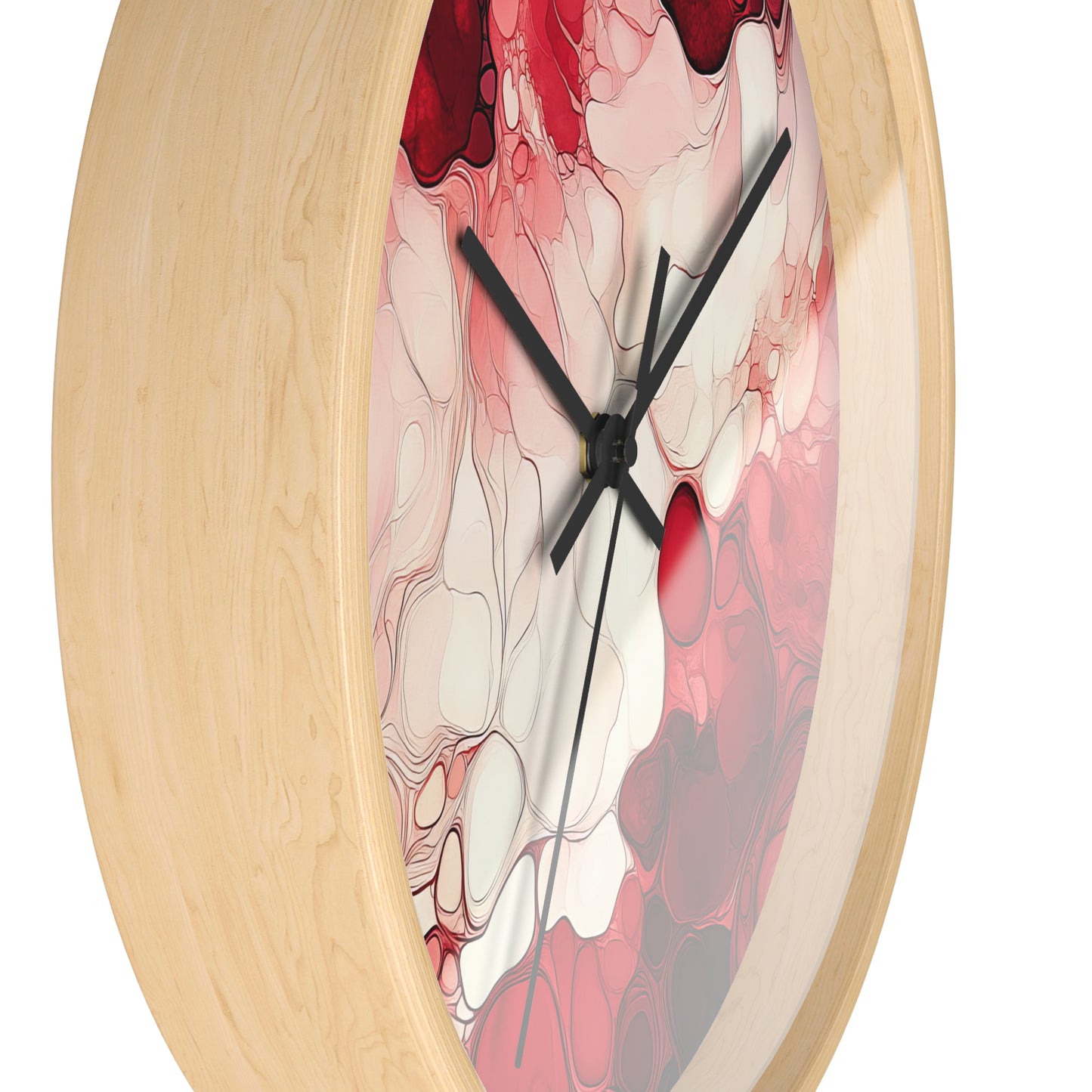 Cherry Storm. Wall Clock - Artistic Home Decor