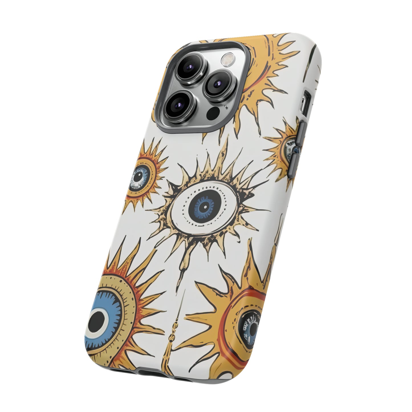 Ethereal Eyeful. Evil eye Inspired phone case. – Artistic Expression Meets ProtectionTough Case