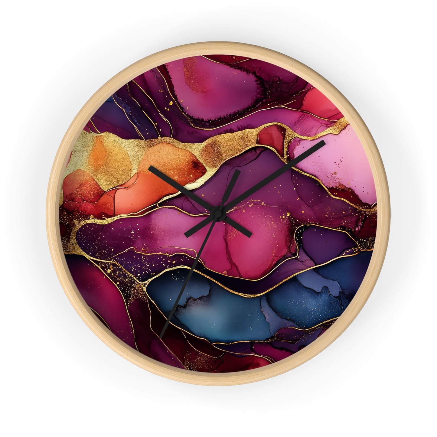Cherry Royal. Wall Clock - Artistic Home Decor