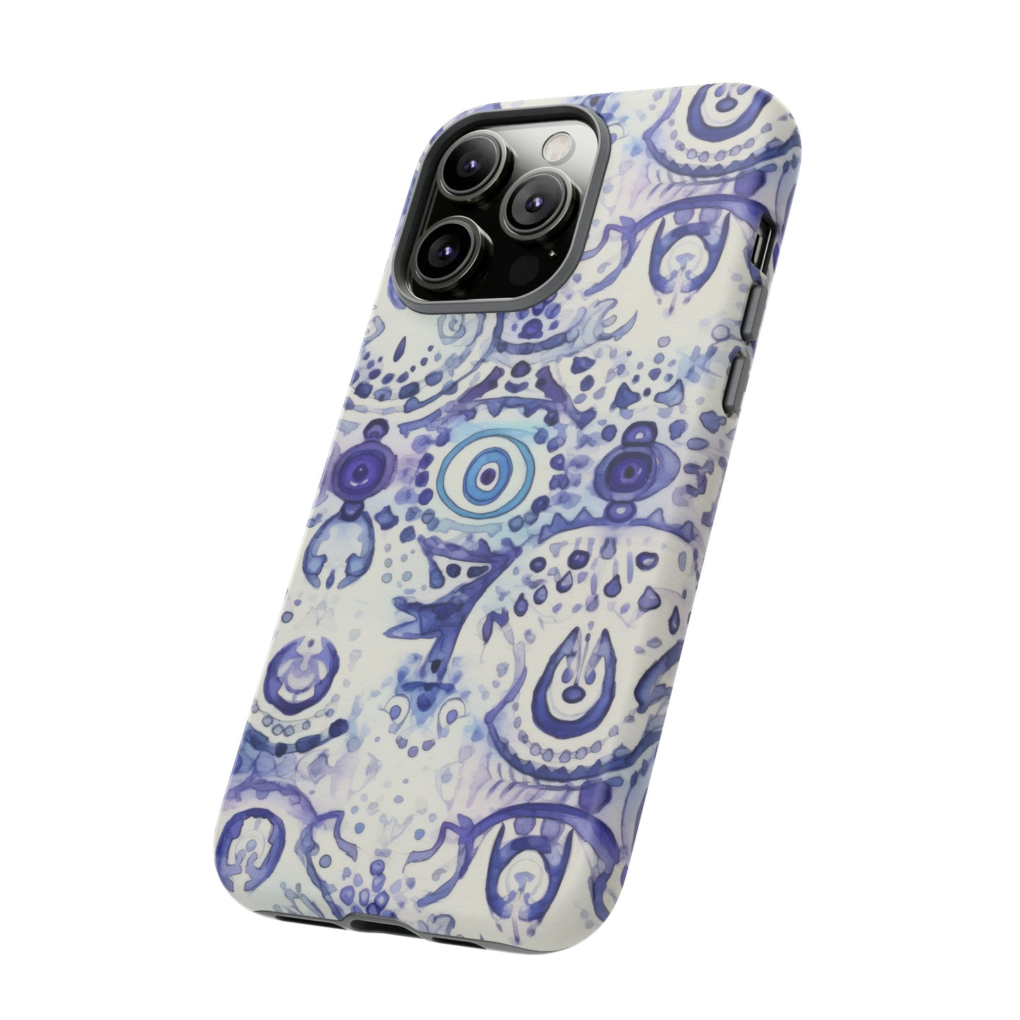 Hamsa Enigma. Evil eye Inspired phone case. – Artistic Expression Meets Protection. Tough Cases