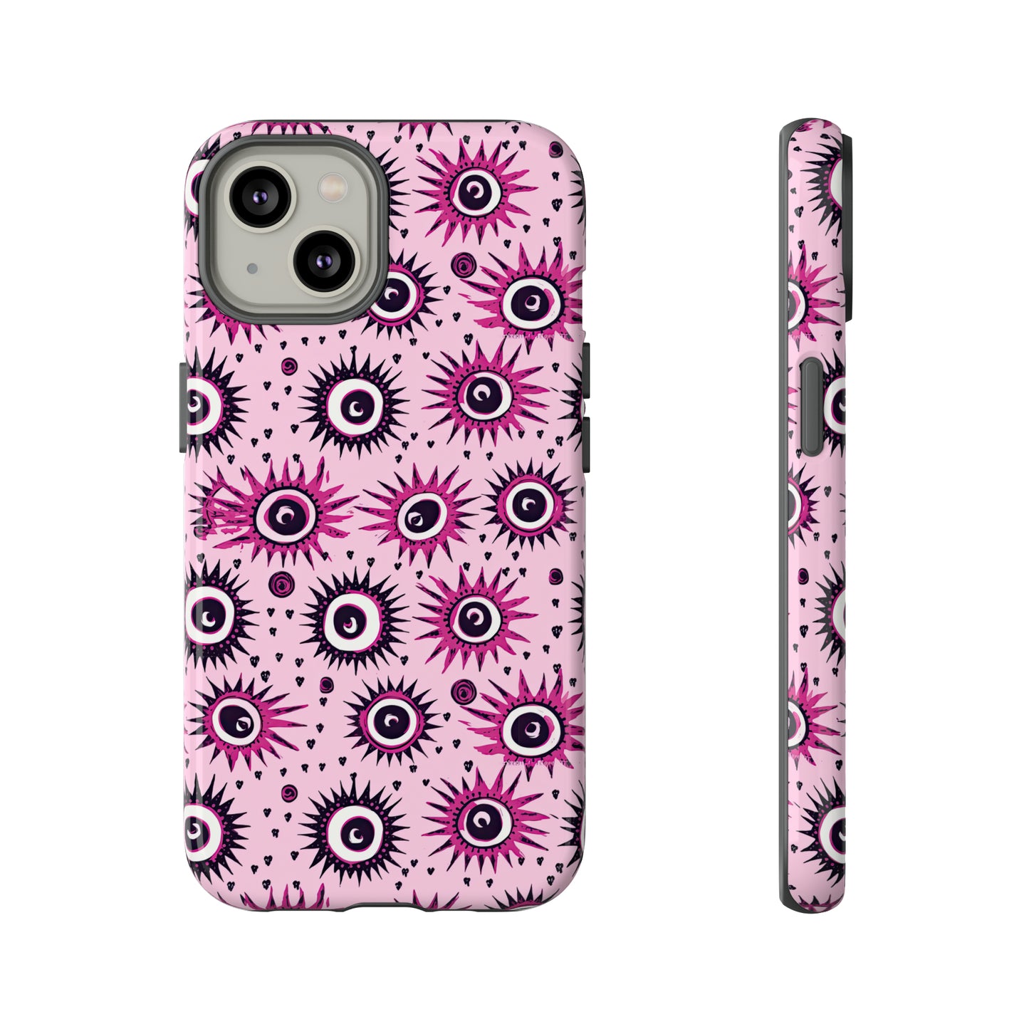 Evil Pink Eye. Evil eye Inspired phone case. – Artistic Expression Meets ProtectionTough Cases
