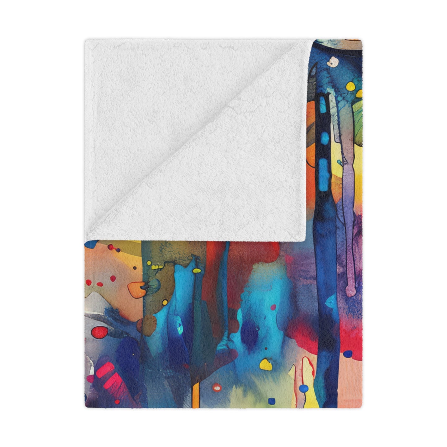 Hamsa Jewelburst. Cozy Artistic Microfiber Blanket.