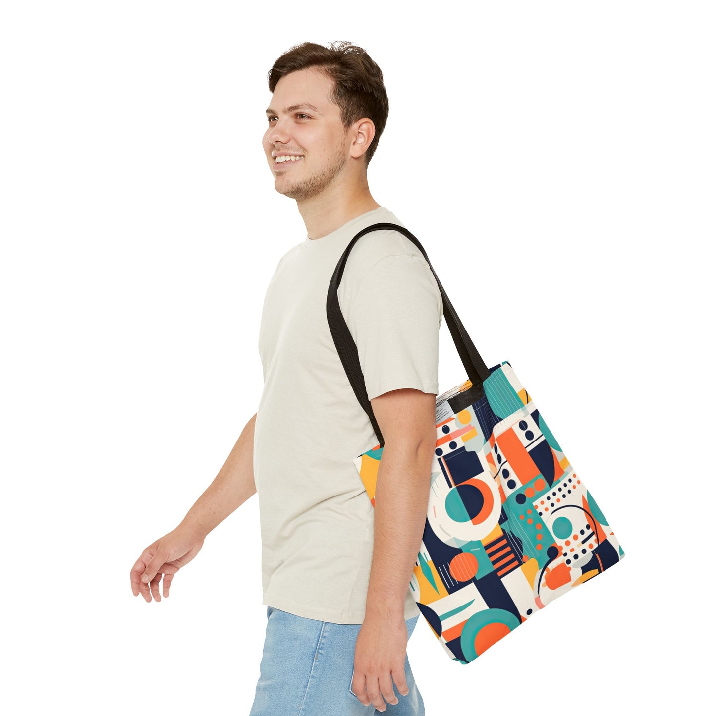 Echoes of the Analog Future. Tote Bag for Everyday Use