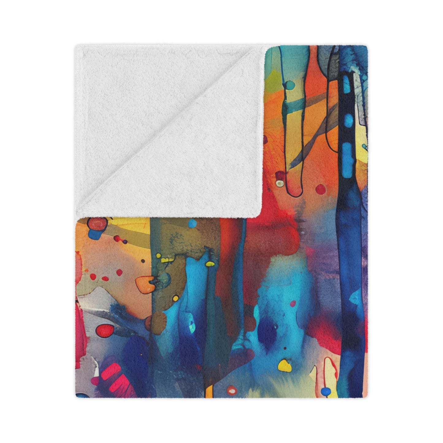Hamsa Jewelburst. Cozy Artistic Microfiber Blanket.