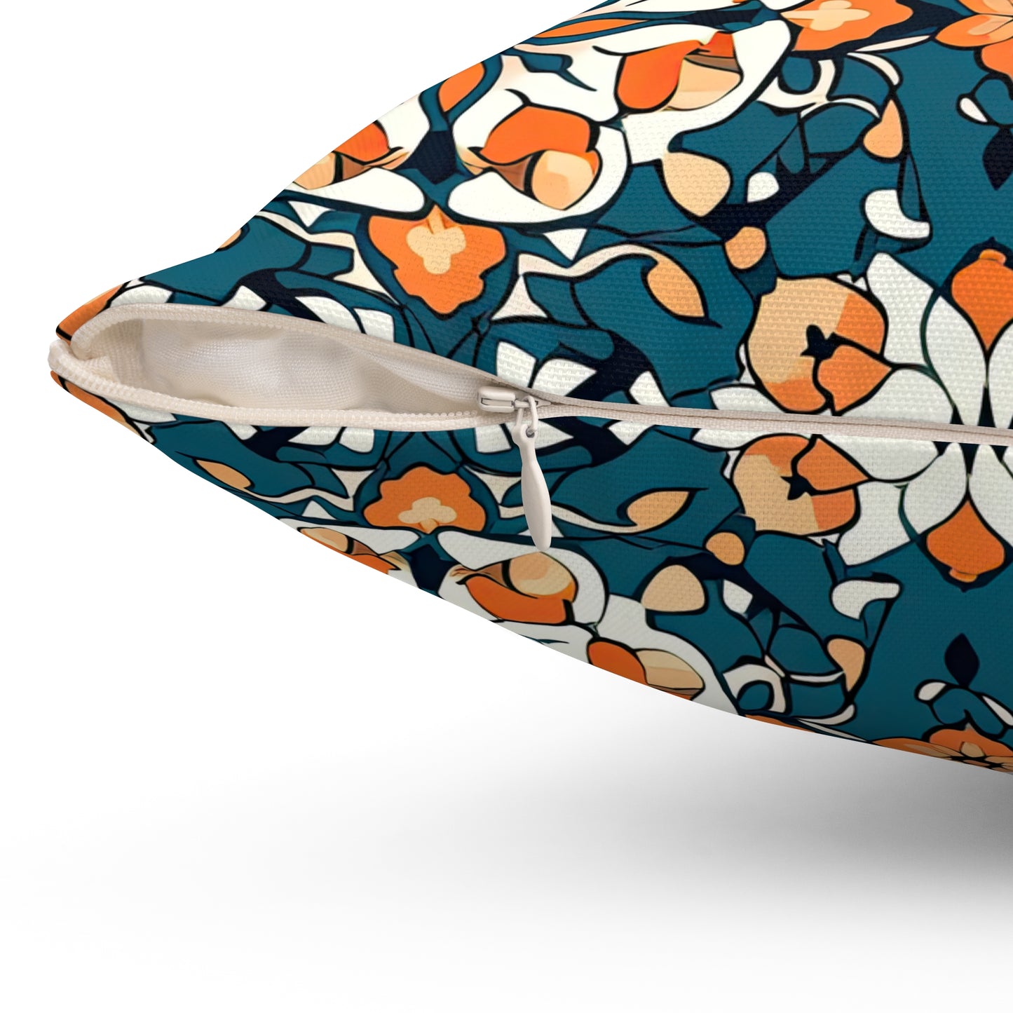 Nomad's Nest Nectar. Spun Polyester Square Pillow