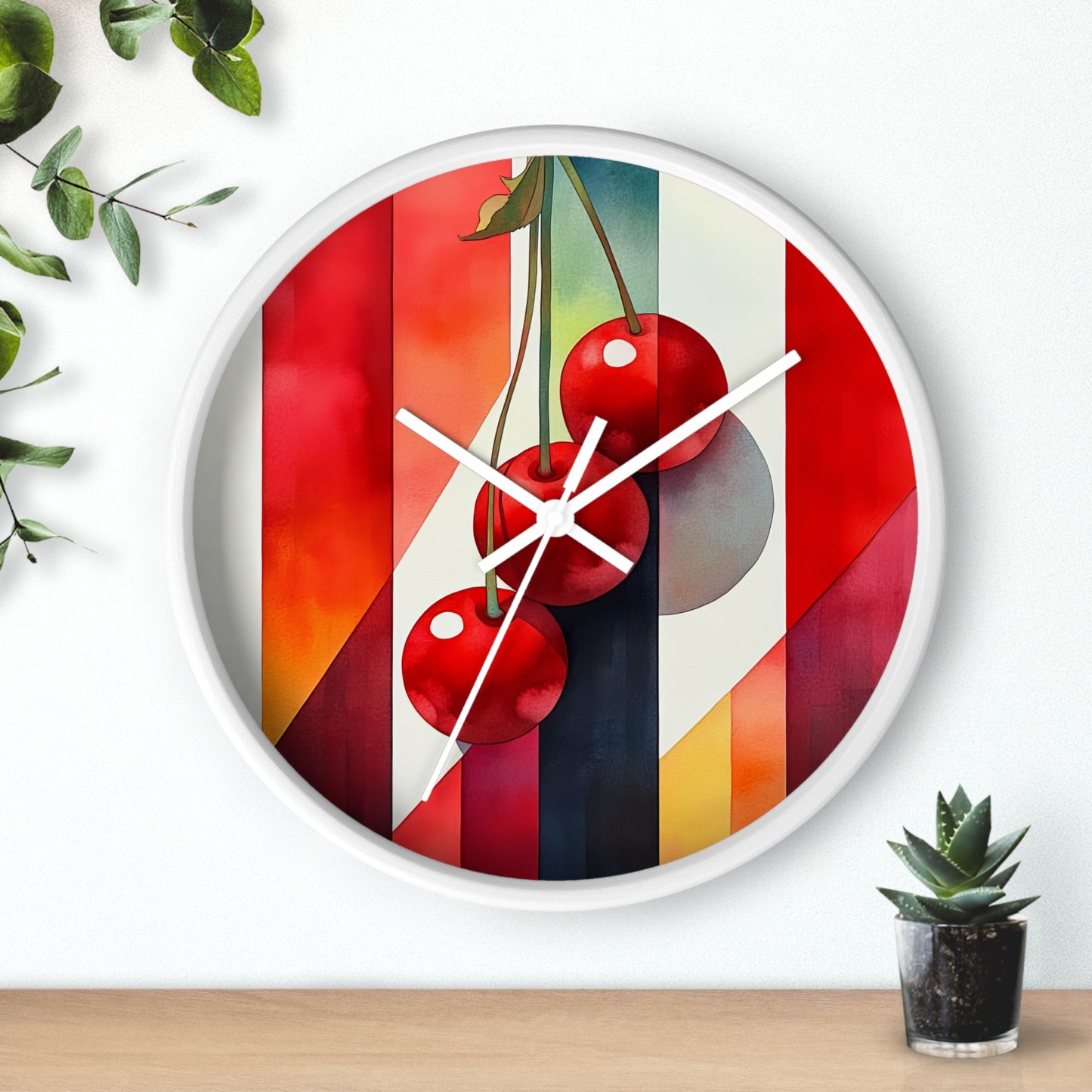 CherryCharm. Wall Clock - Artistic Home Decor