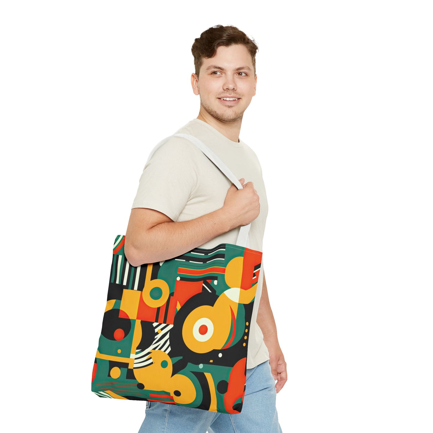 Galactic Groove. Tote Bag for Everyday Use