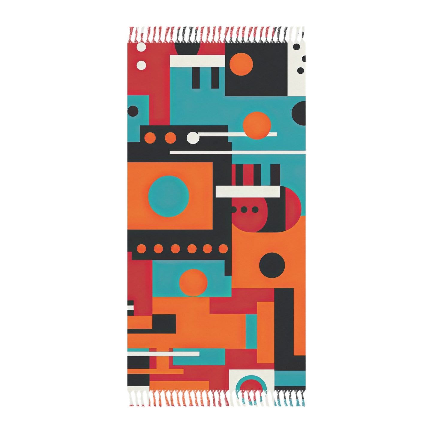 Quantum Reverie. Retro Avant-Garde Boho Beach Cloth.