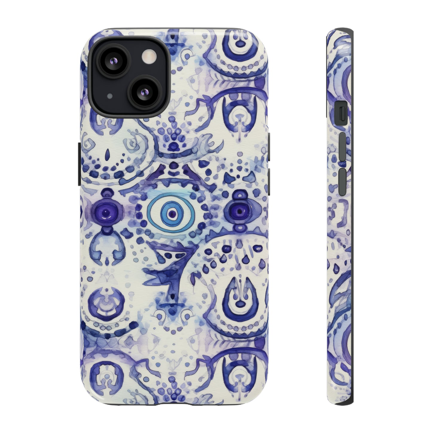 Hamsa Enigma. Evil eye Inspired phone case. – Artistic Expression Meets Protection. Tough Cases