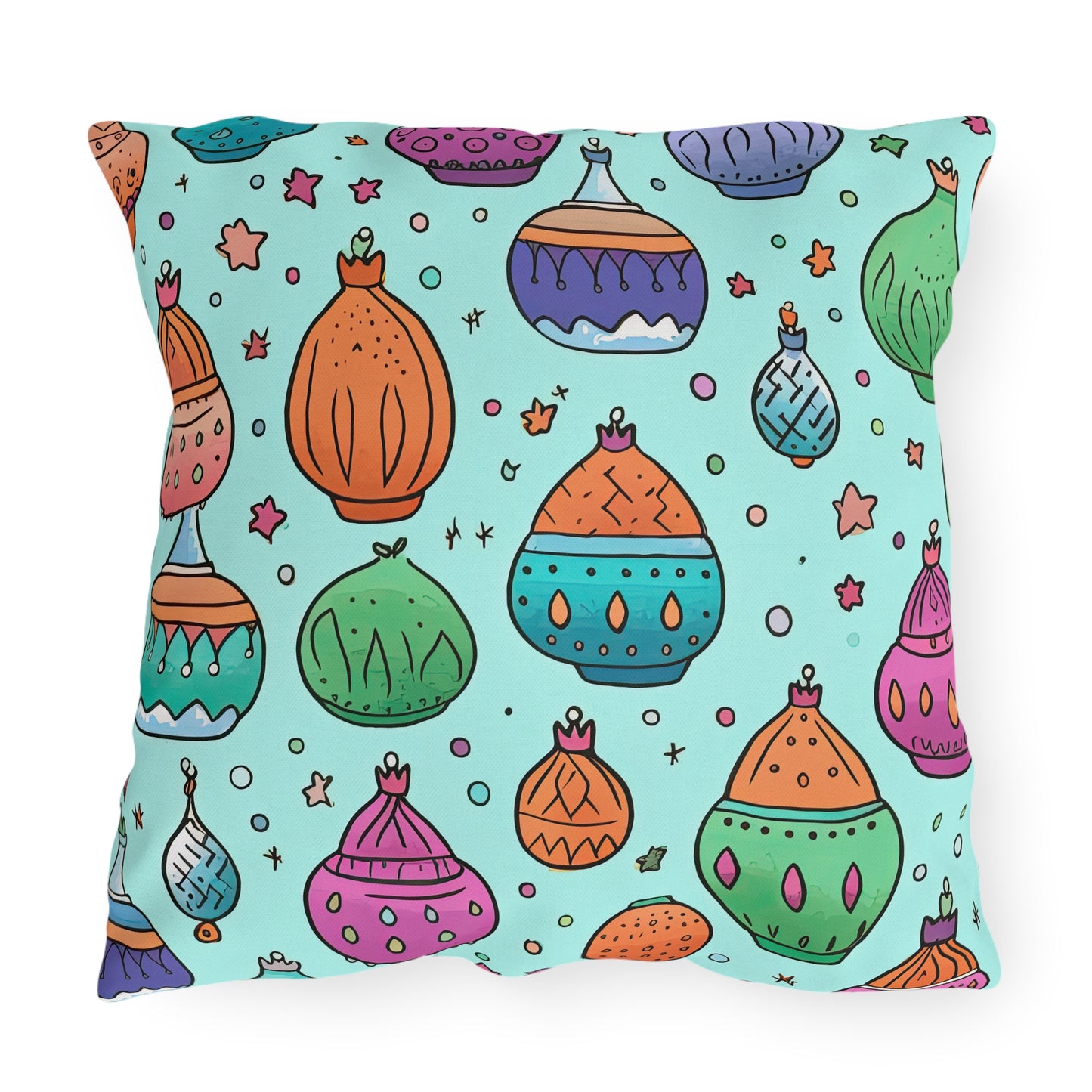 Serenade in Souk . Outdoor Pillows