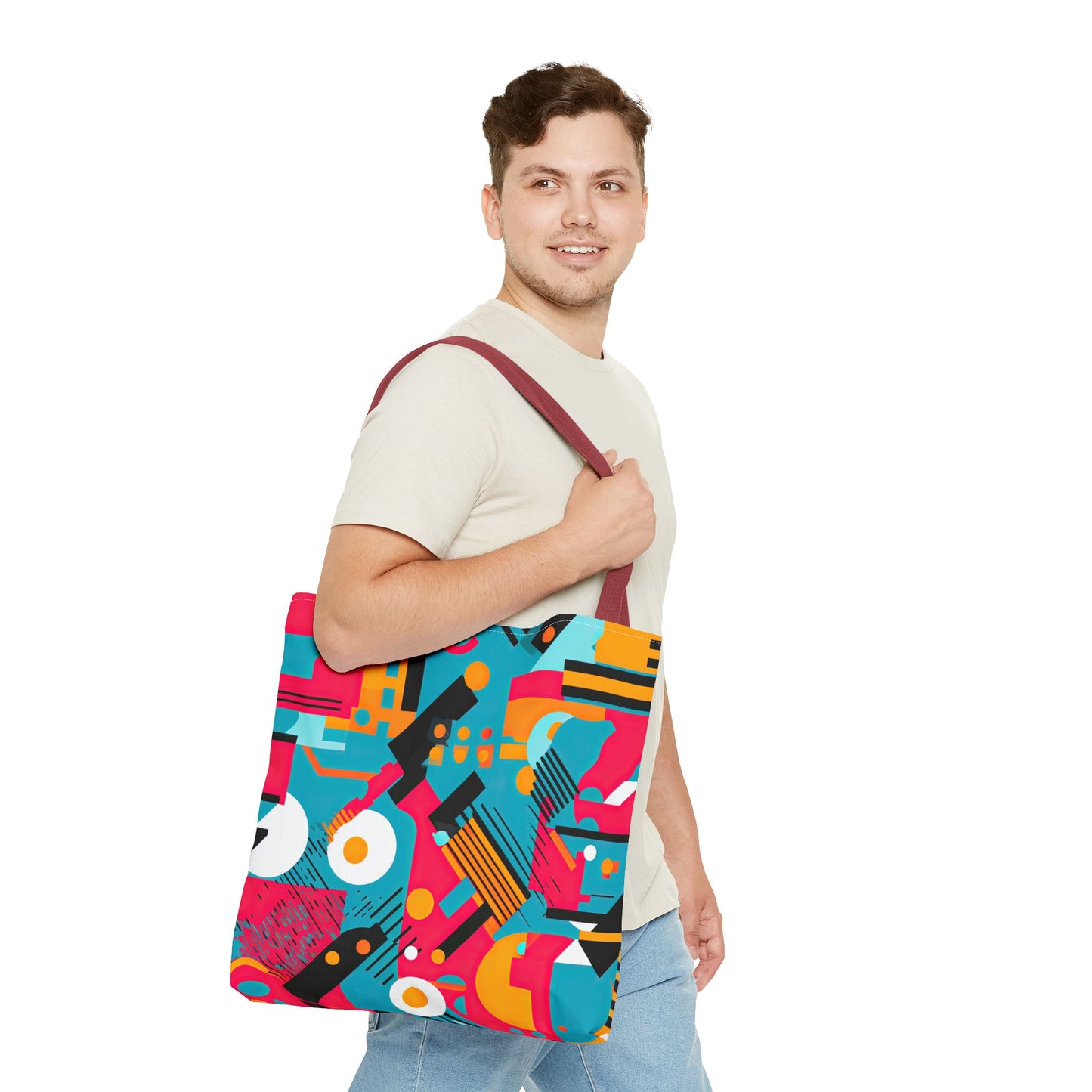 Technicolor Dreamscape . Tote Bag for Everyday Use