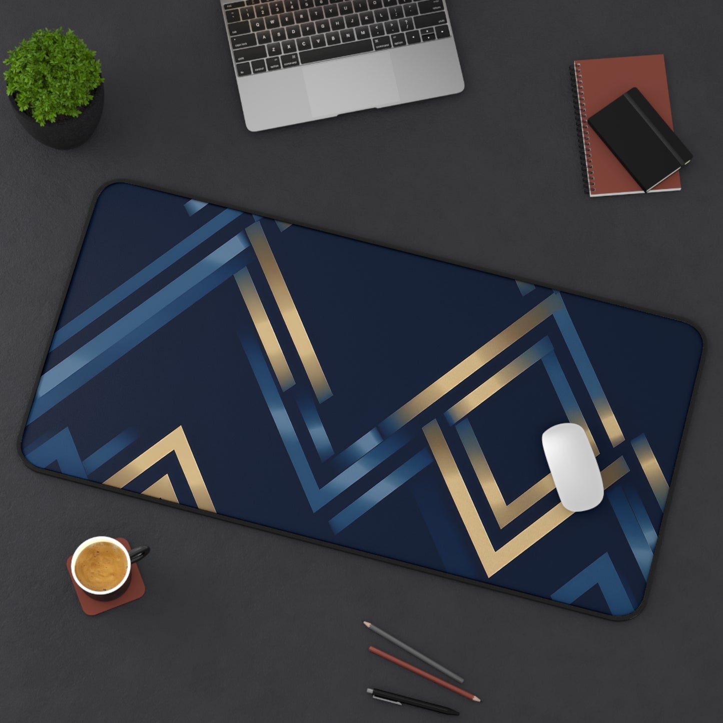 Valknut. Desk Mat - Stylish Office Organizer