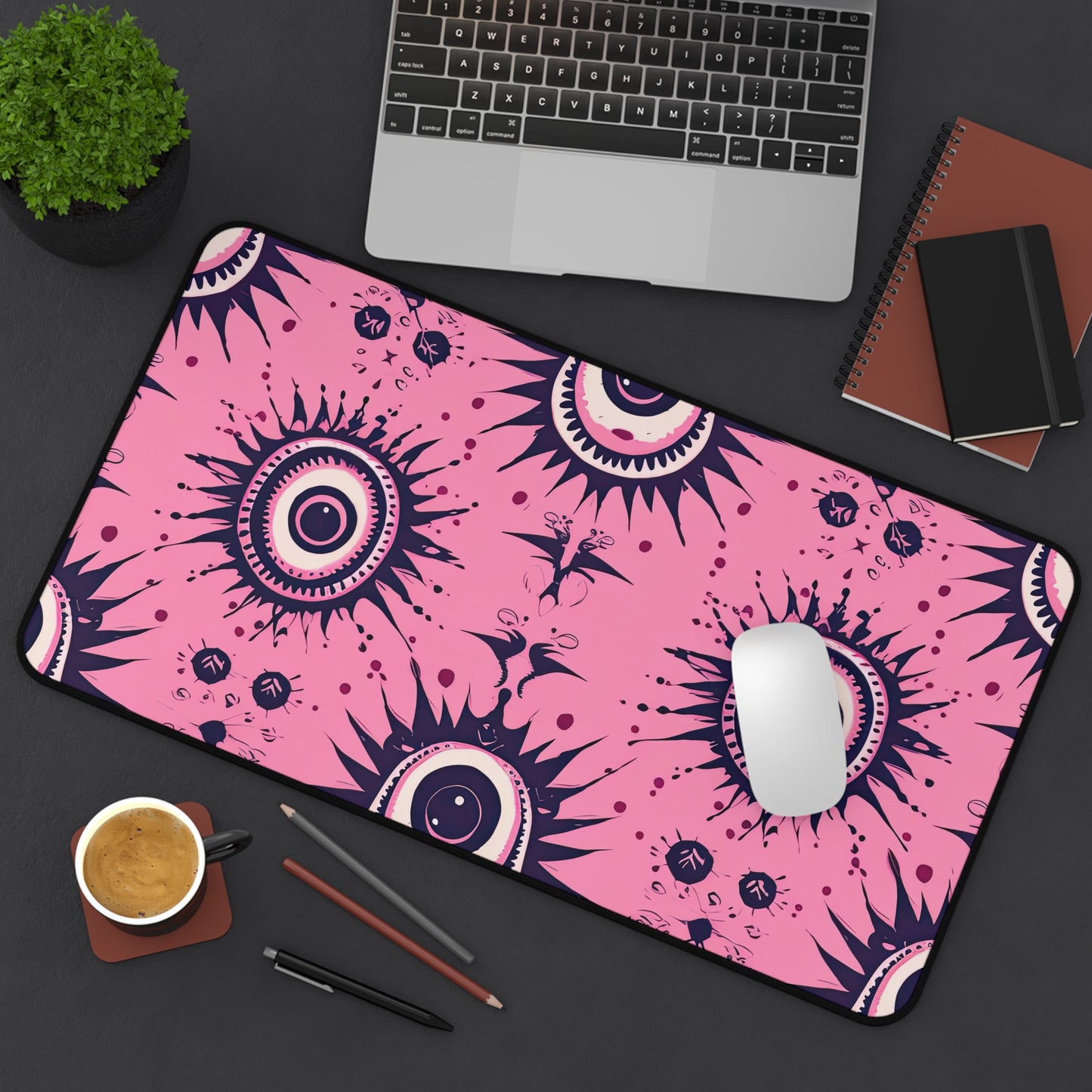 Sinuous Specter. Desk Mat - Stylish Office Organizer