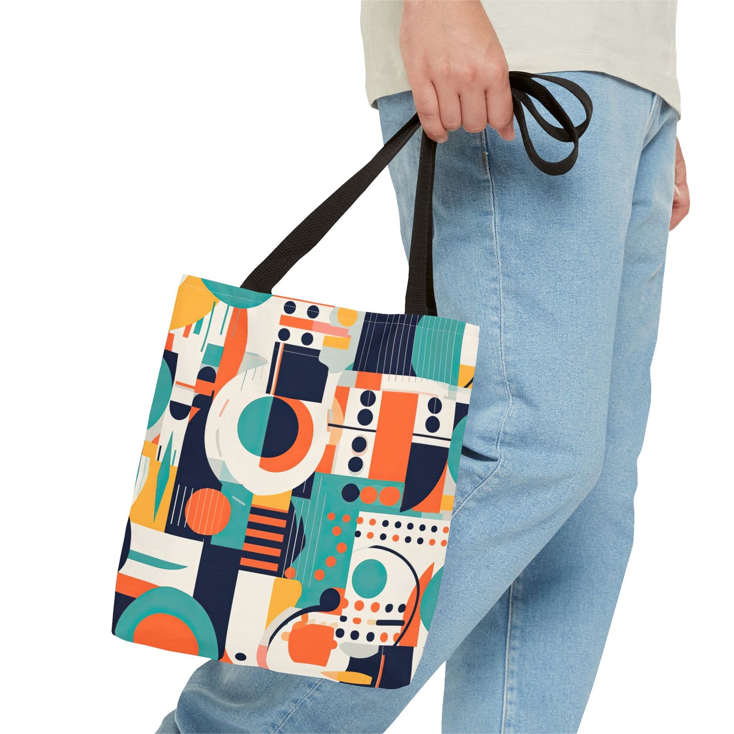 Echoes of the Analog Future. Tote Bag for Everyday Use