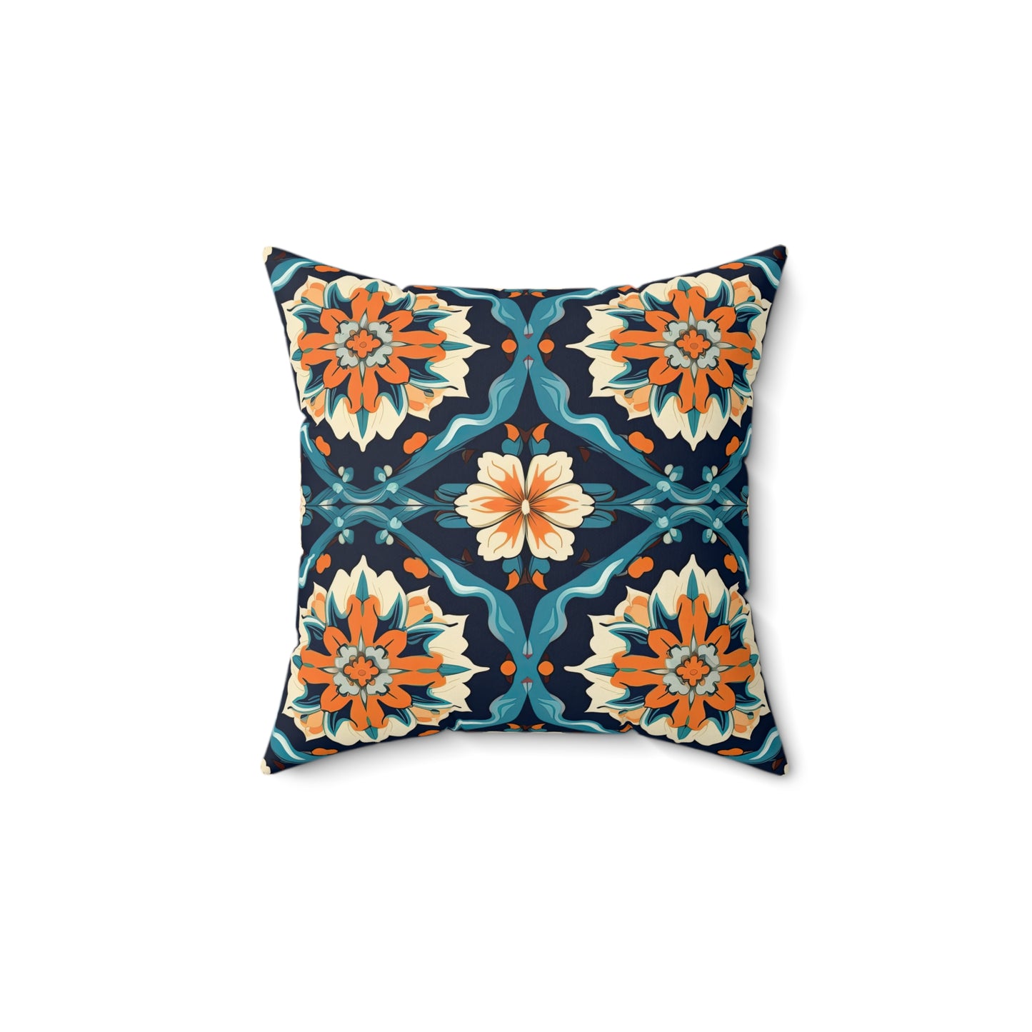 Celestial Carpet Concerto . Spun Polyester Square Pillow