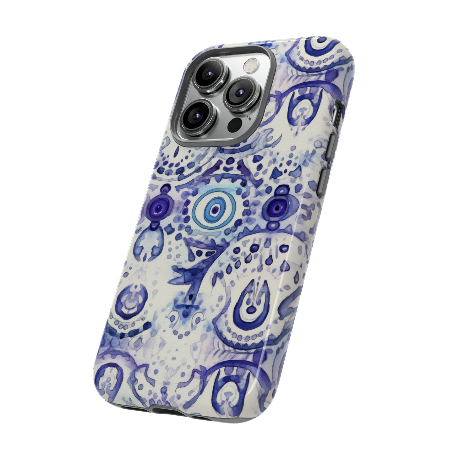 Hamsa Enigma. Evil eye Inspired phone case. – Artistic Expression Meets Protection. Tough Cases