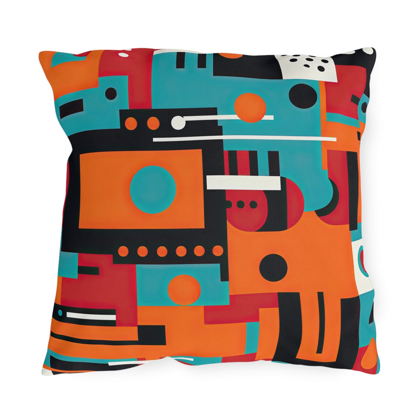 Quantum Reverie. Retro Avant-Garde Outdoor Pillows