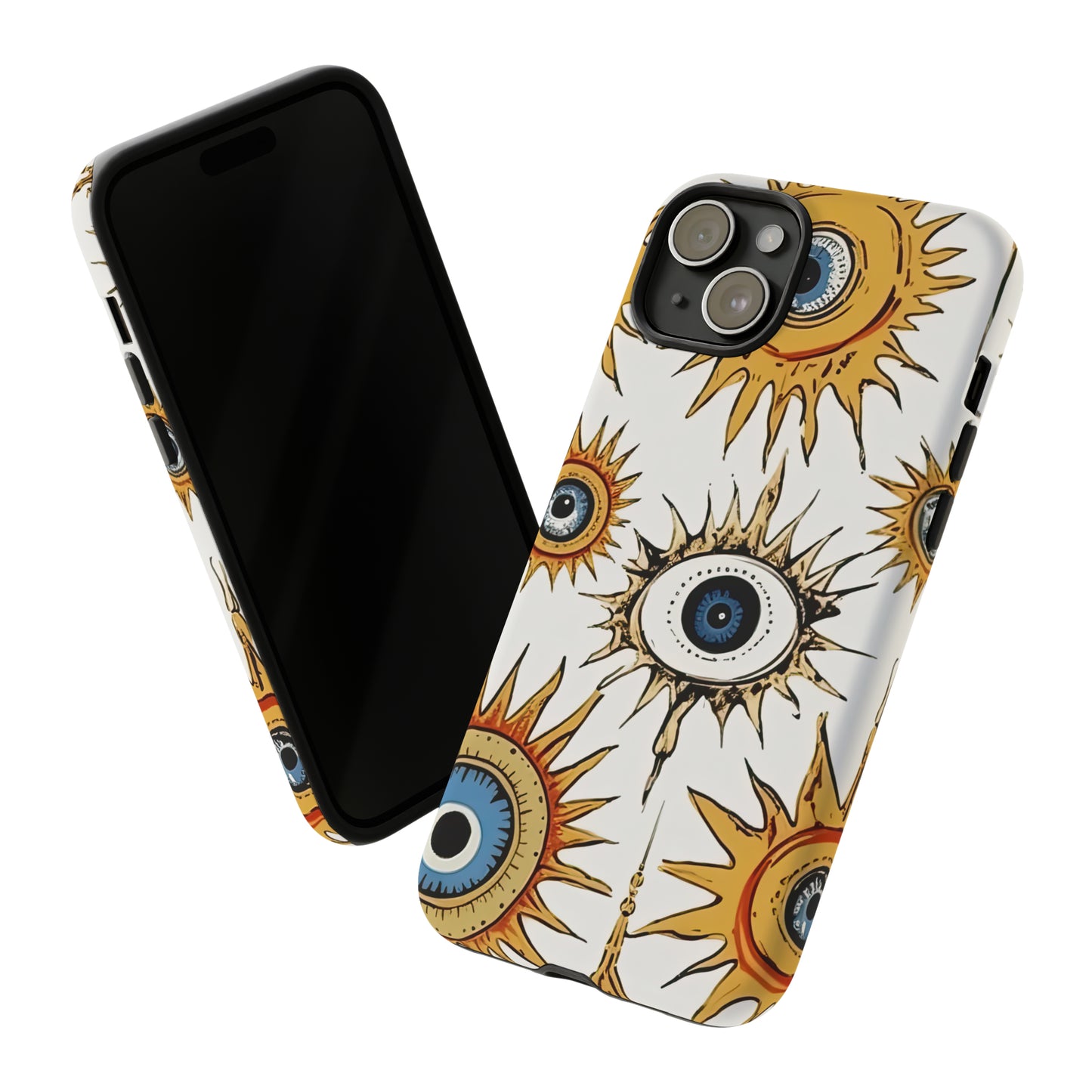 Ethereal Eyeful. Evil eye Inspired phone case. – Artistic Expression Meets ProtectionTough Case