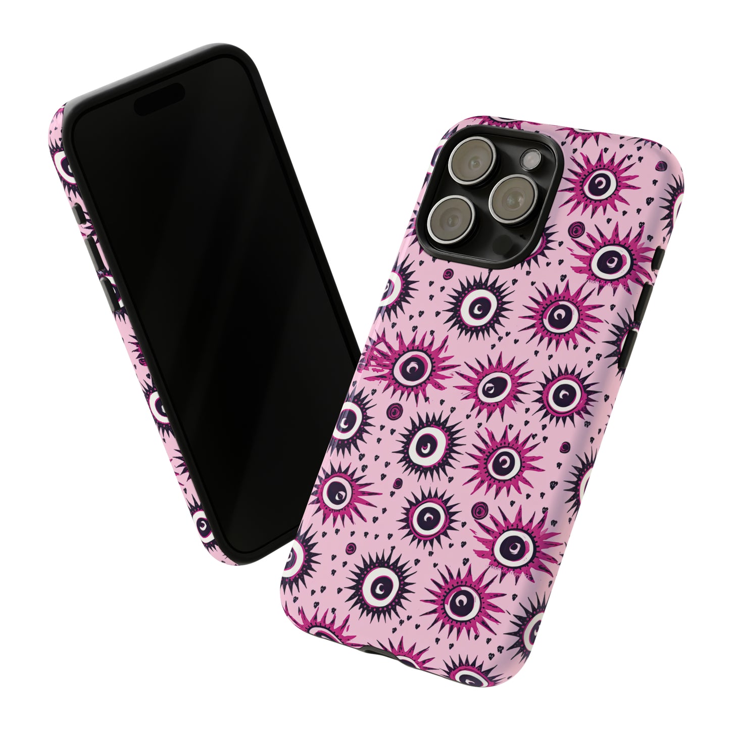 Evil Pink Eye. Evil eye Inspired phone case. – Artistic Expression Meets ProtectionTough Cases