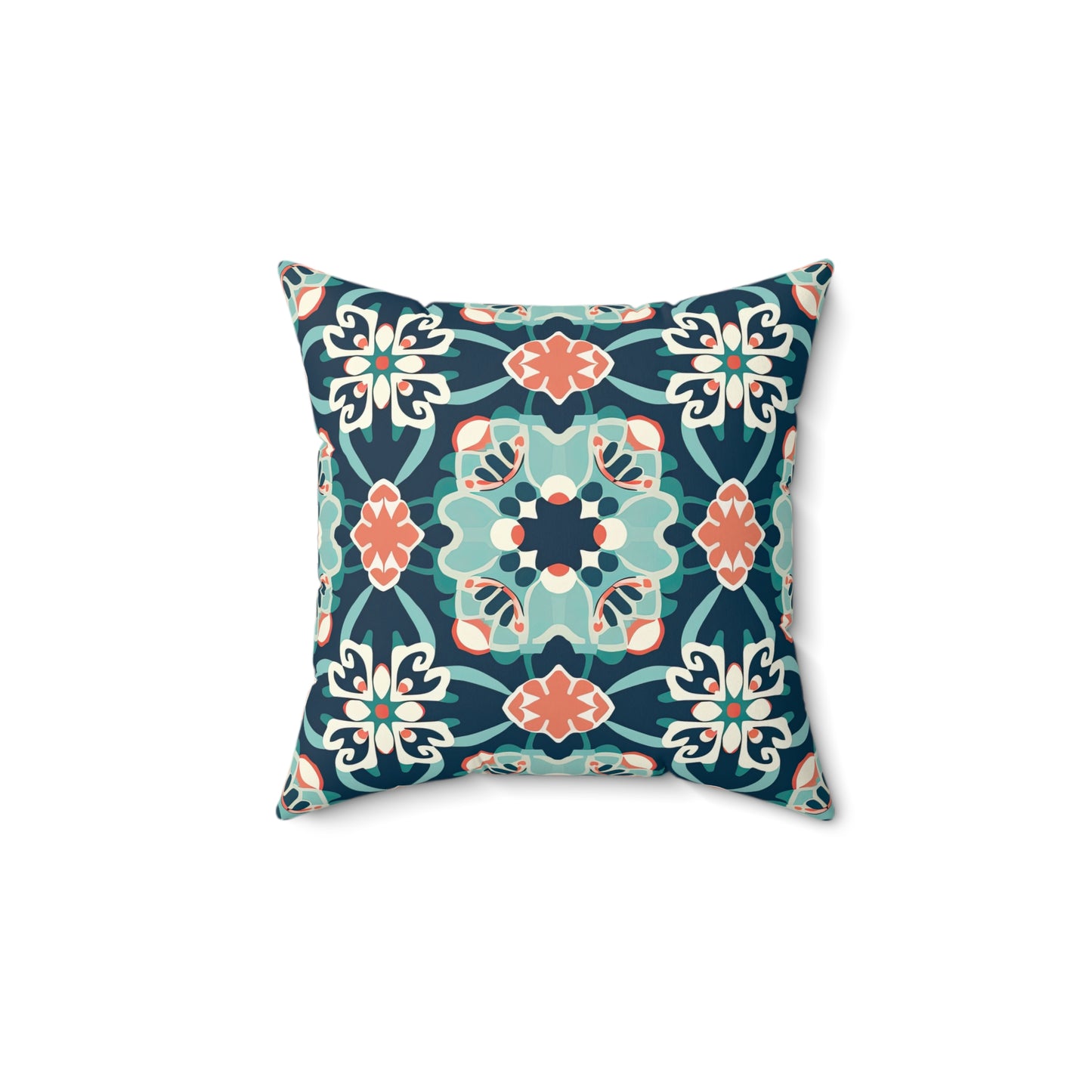 Whispering Weave . Spun Polyester Square Pillow