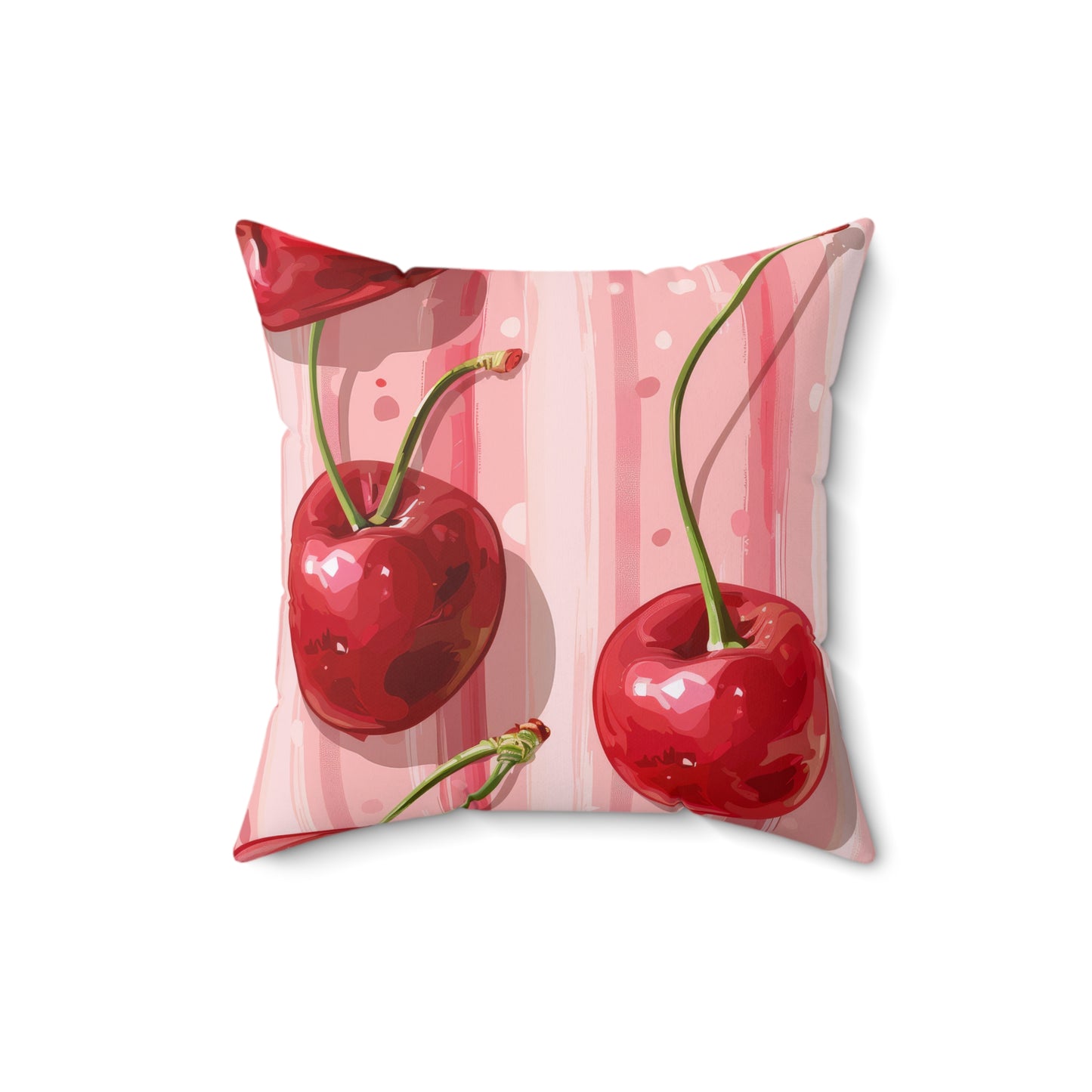 Sleek Cherry.- Decorative Spun Polyester Cushion