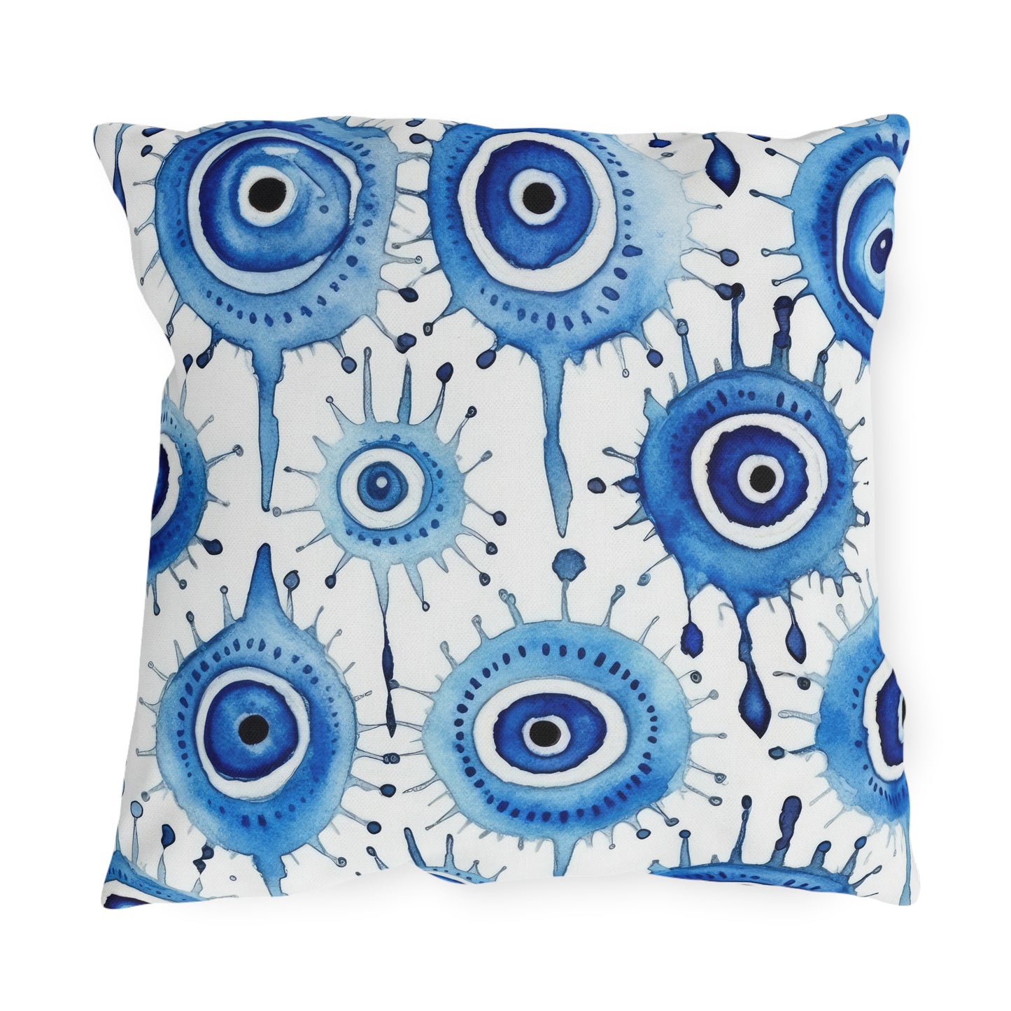 Evil Eye Cry. Outdoor Pillows