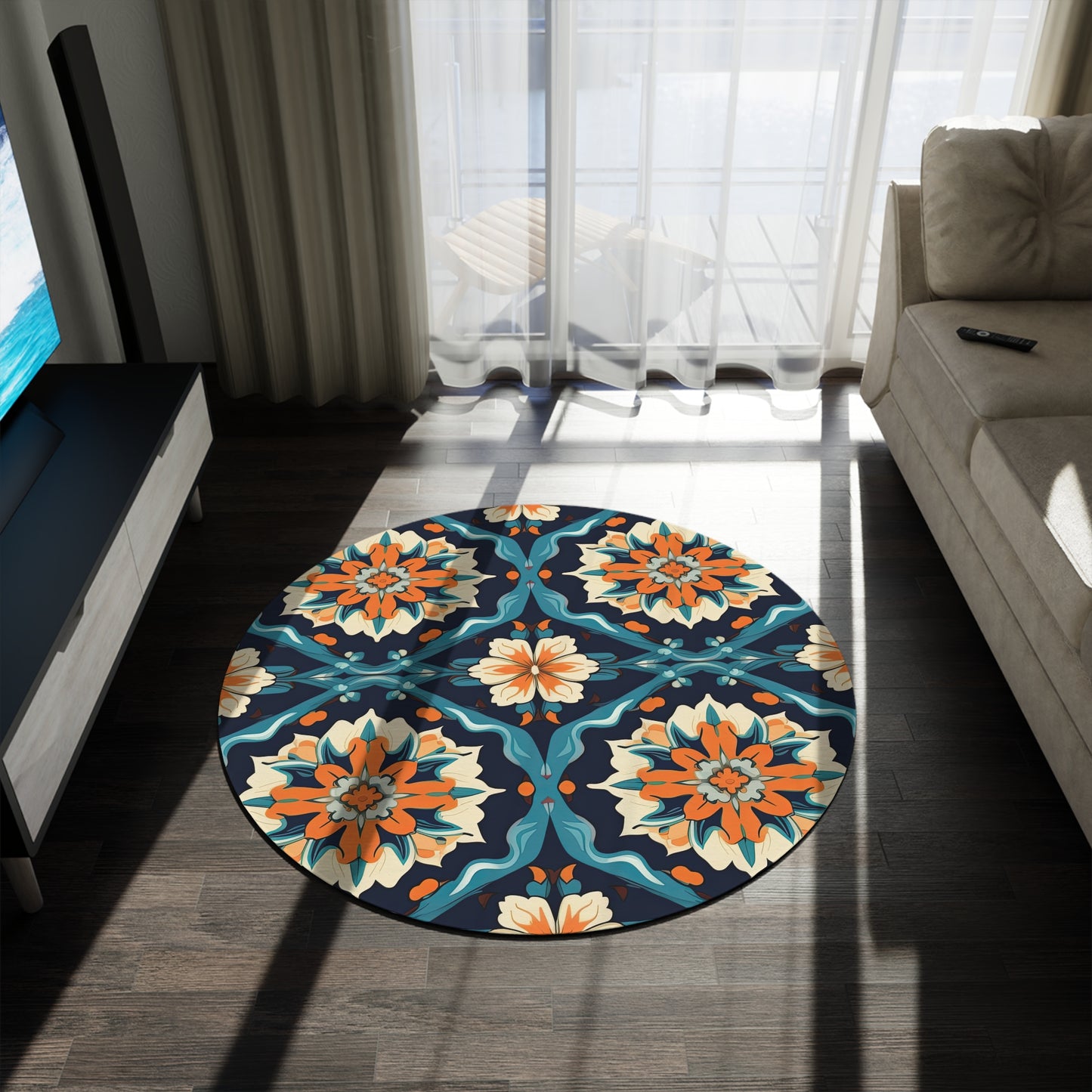 Celestial Carpet Concerto Round Rug