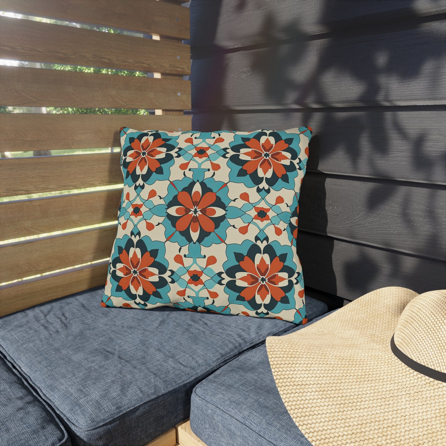 Zellij Zephyr Zenith. Outdoor Pillows