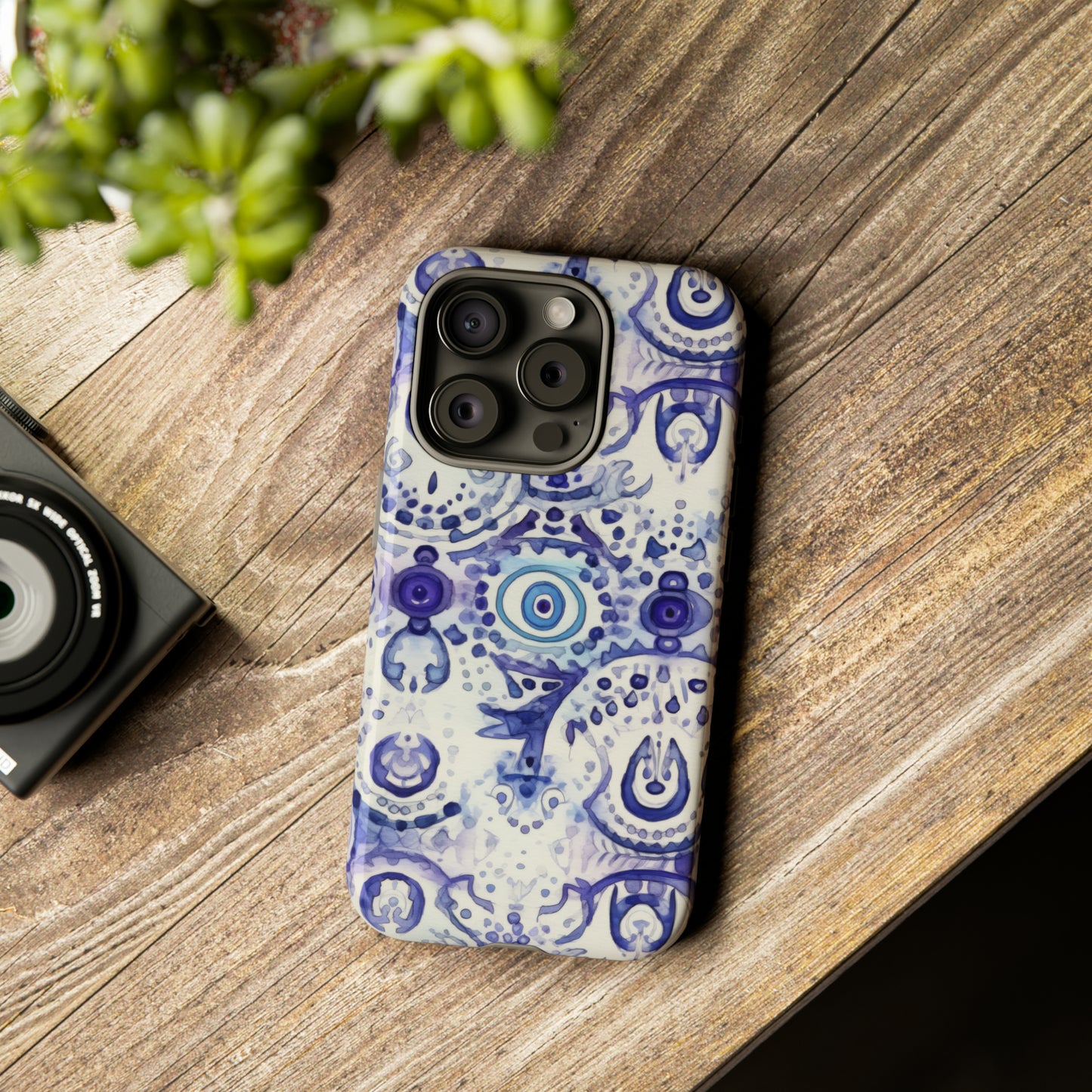 Hamsa Enigma. Evil eye Inspired phone case. – Artistic Expression Meets Protection. Tough Cases