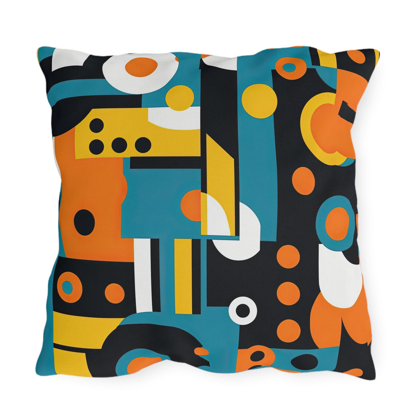 Analog Alchemy. Retro Pop Art Outdoor Pillows