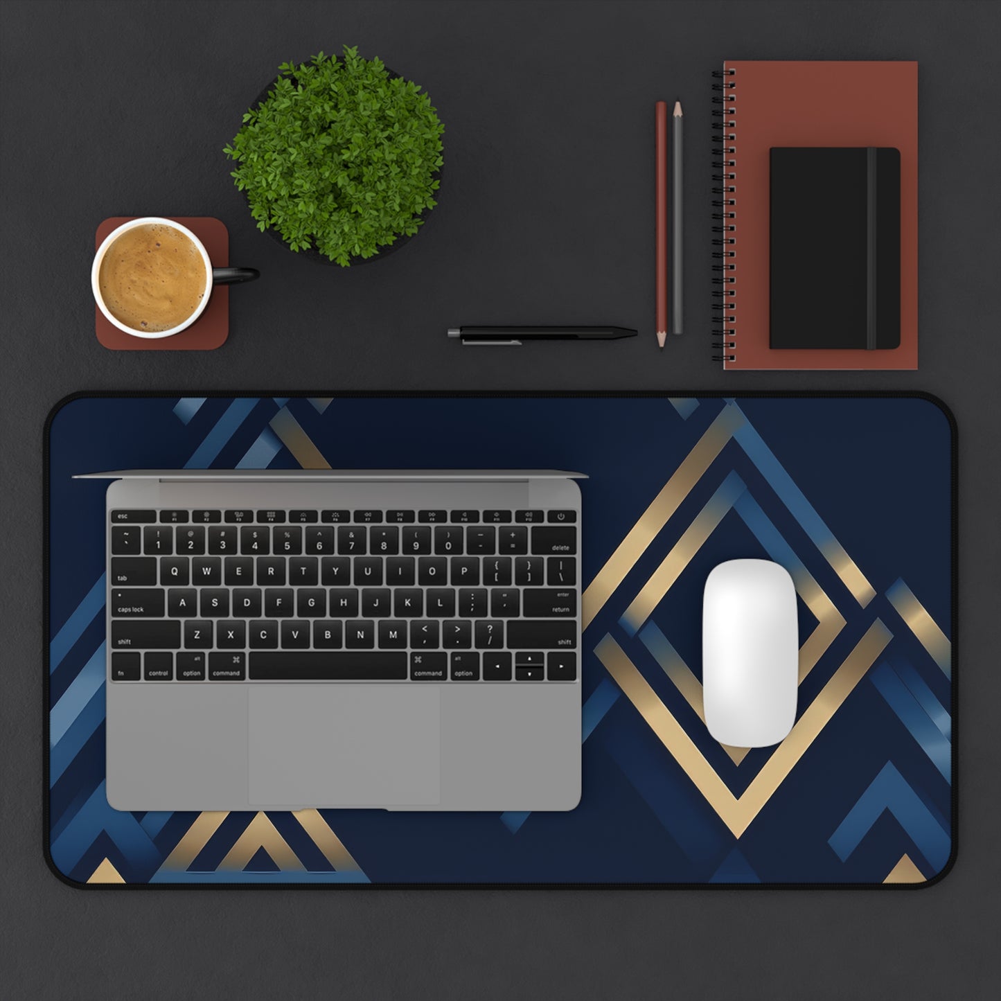 Valknut. Desk Mat - Stylish Office Organizer