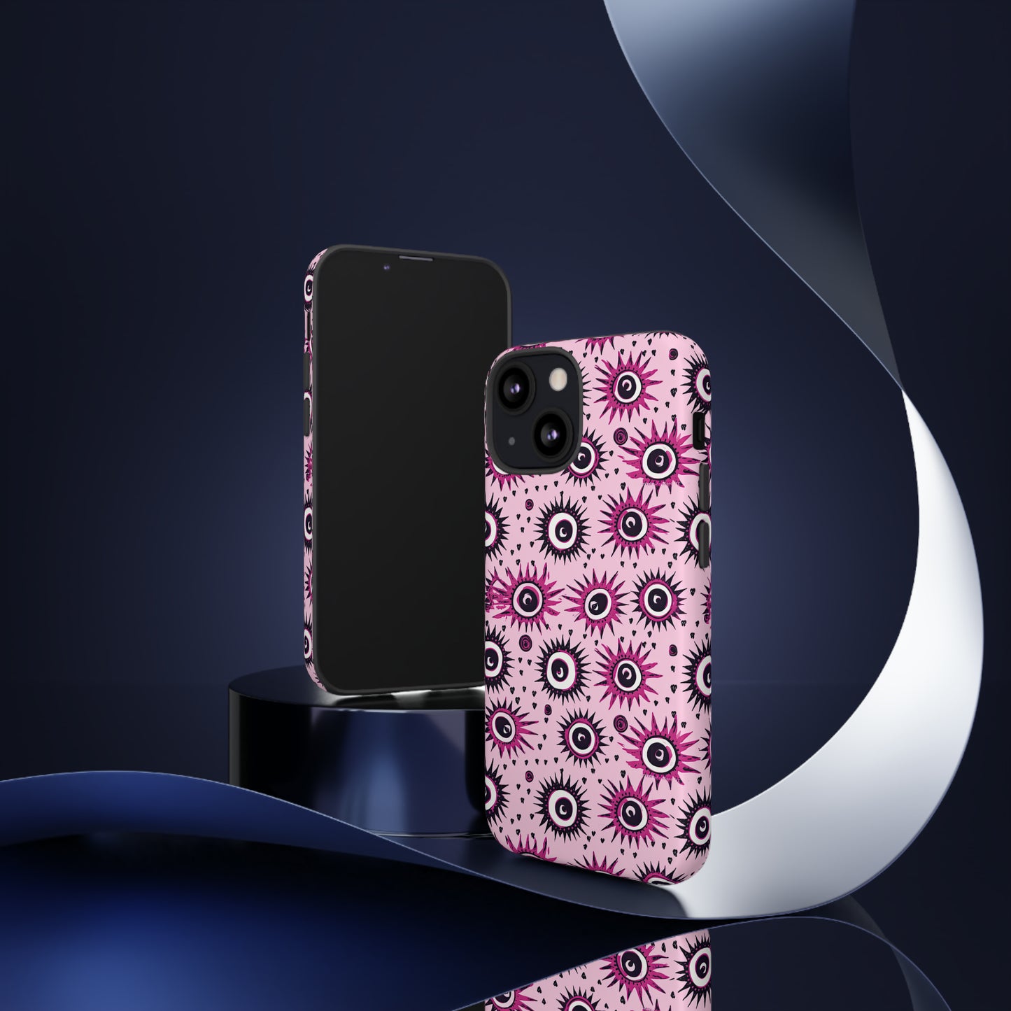 Evil Pink Eye. Evil eye Inspired phone case. – Artistic Expression Meets ProtectionTough Cases