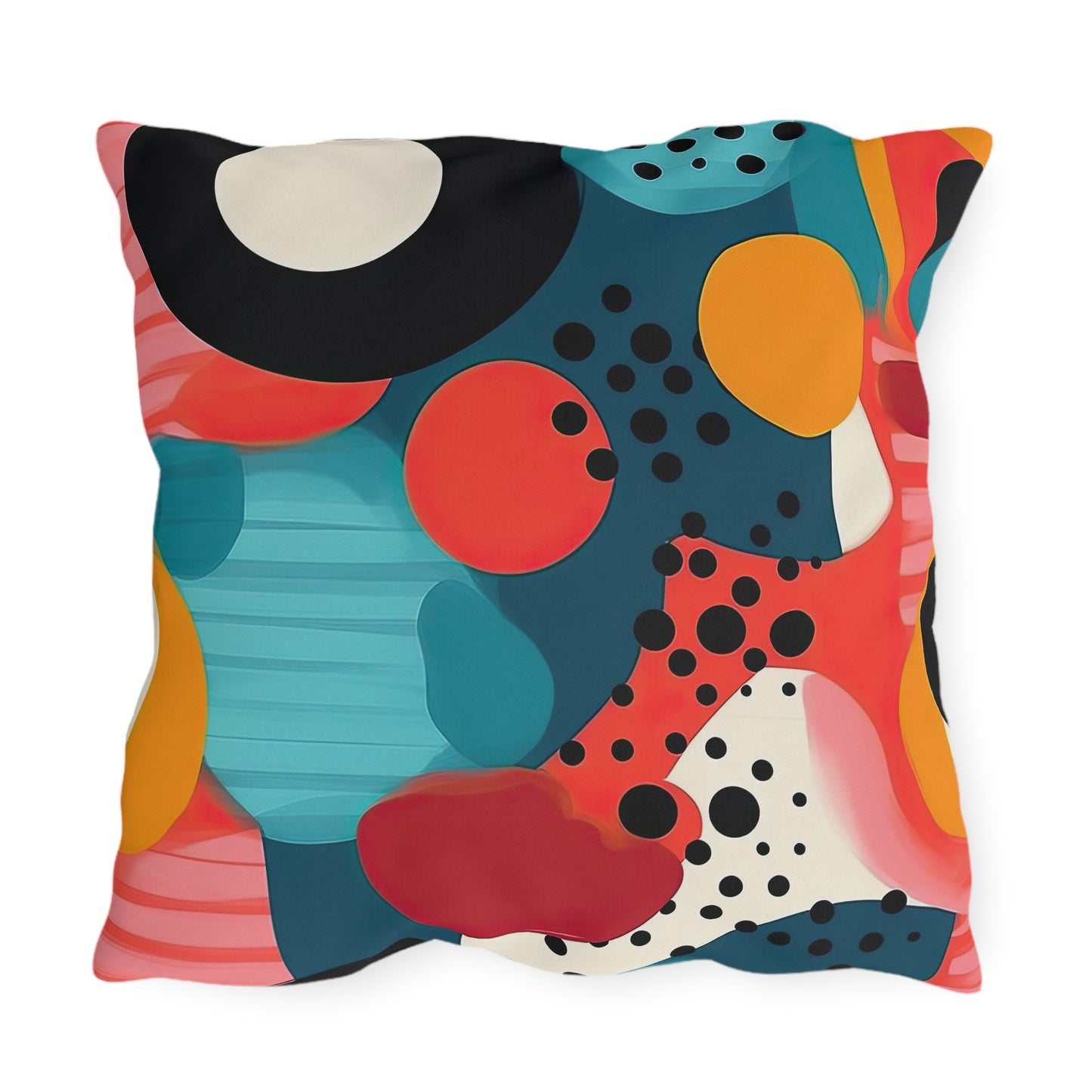 Chroma Catharsis. Retro Pop Art Outdoor Pillows