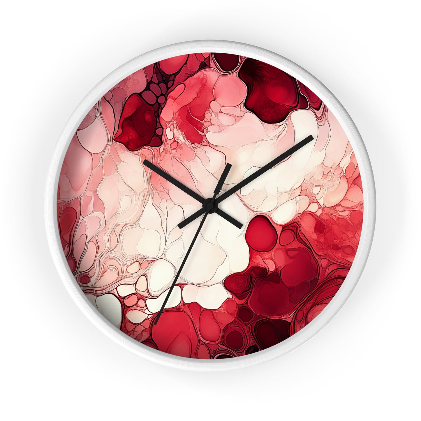 Cherry Storm. Wall Clock - Artistic Home Decor