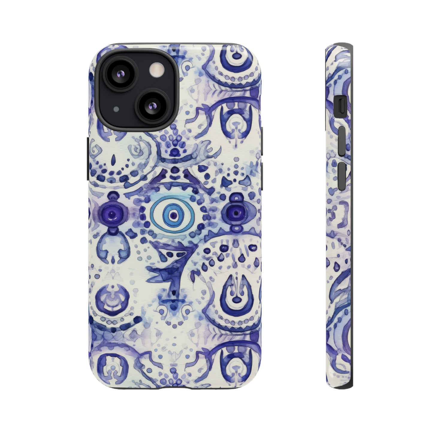 Hamsa Enigma. Evil eye Inspired phone case. – Artistic Expression Meets Protection. Tough Cases