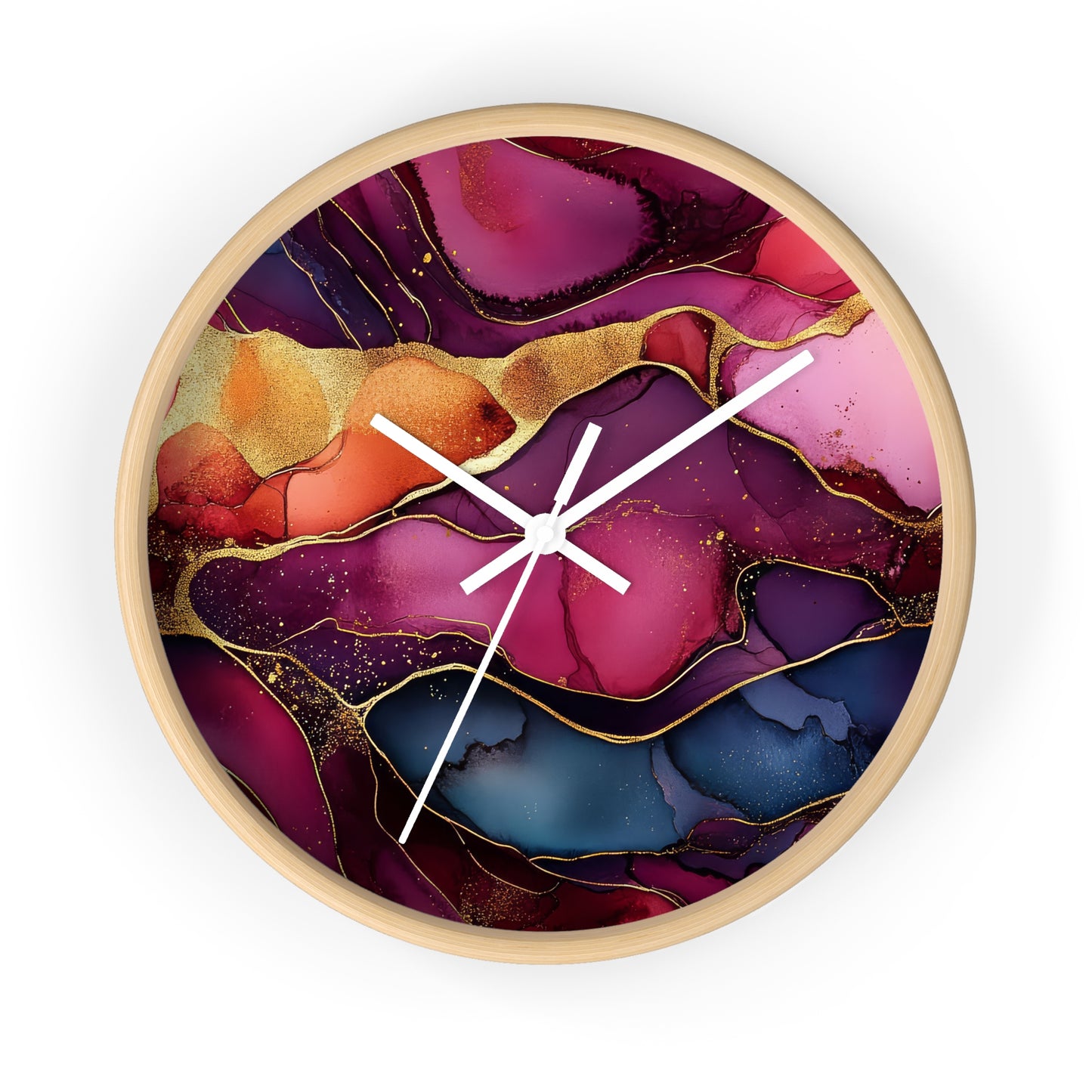 Cherry Royal. Wall Clock - Artistic Home Decor