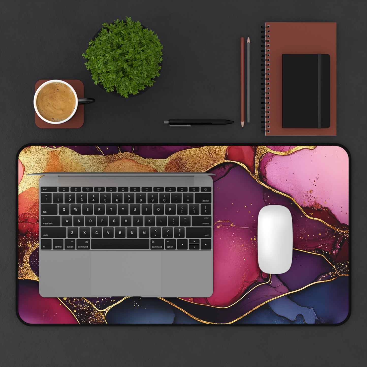 CherryRoyal Desk Mat - Stylish Office Organizer