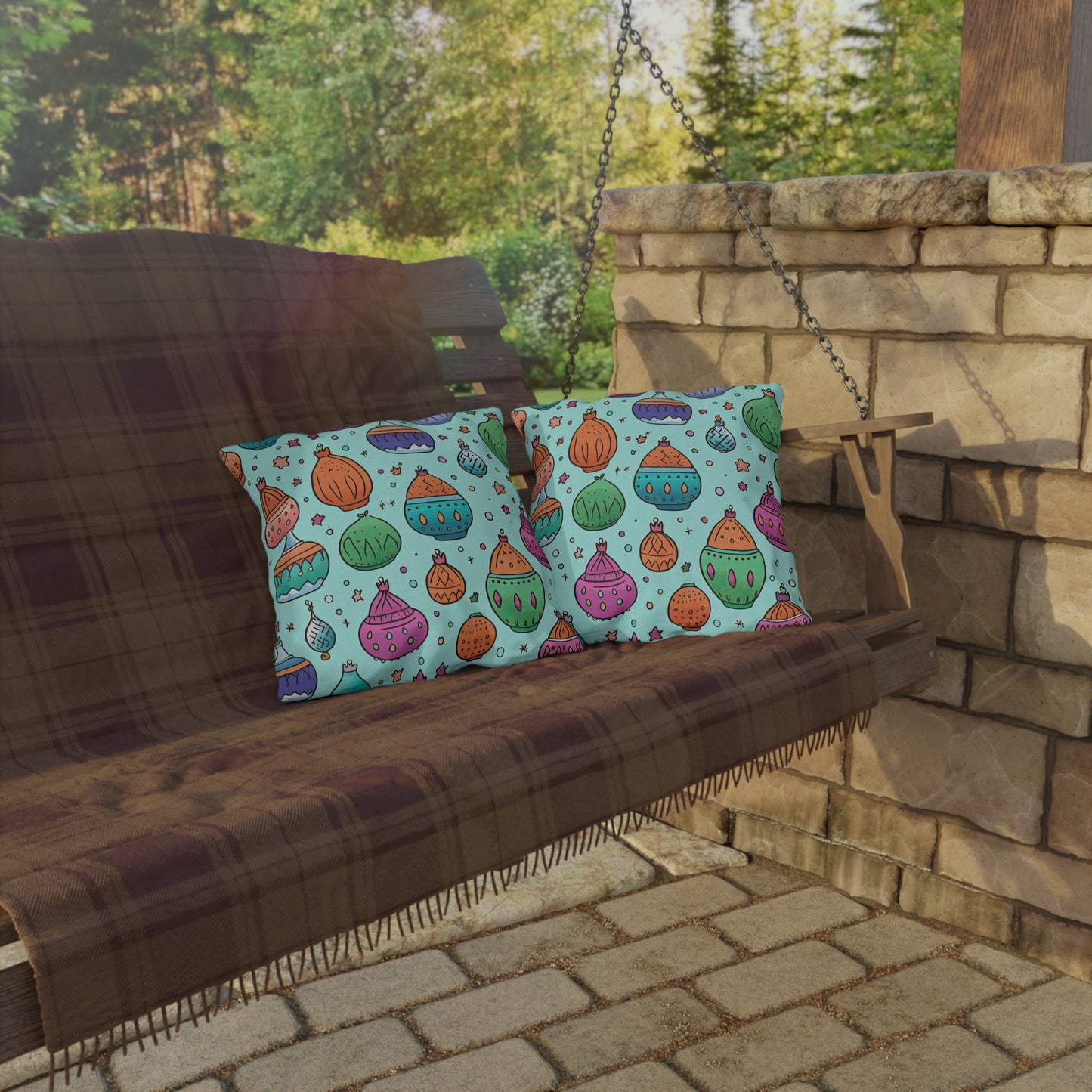 Serenade in Souk . Outdoor Pillows