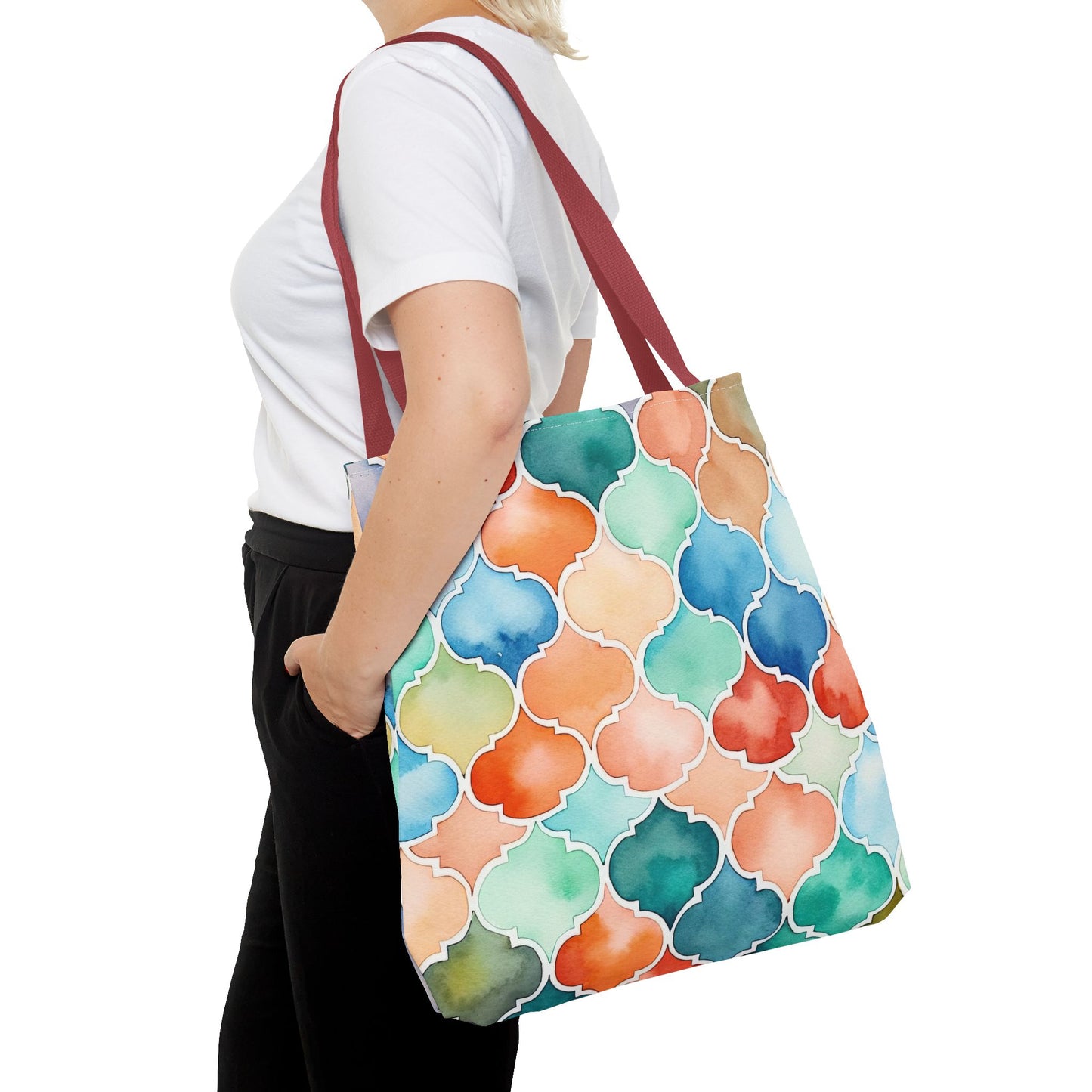 Labyrinth of Lanterns . Tote Bag for Everyday Use