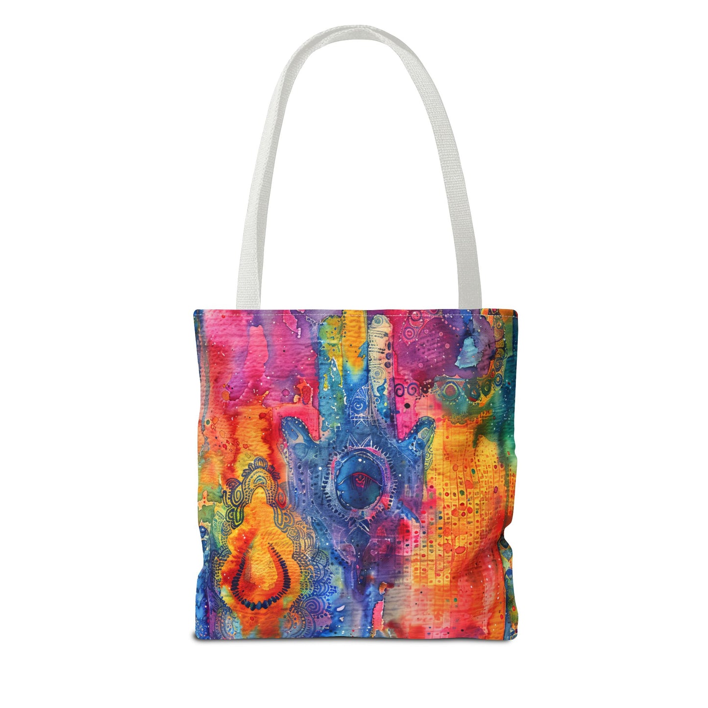 Prismatic Hamsa . Tote Bag for Everyday Use