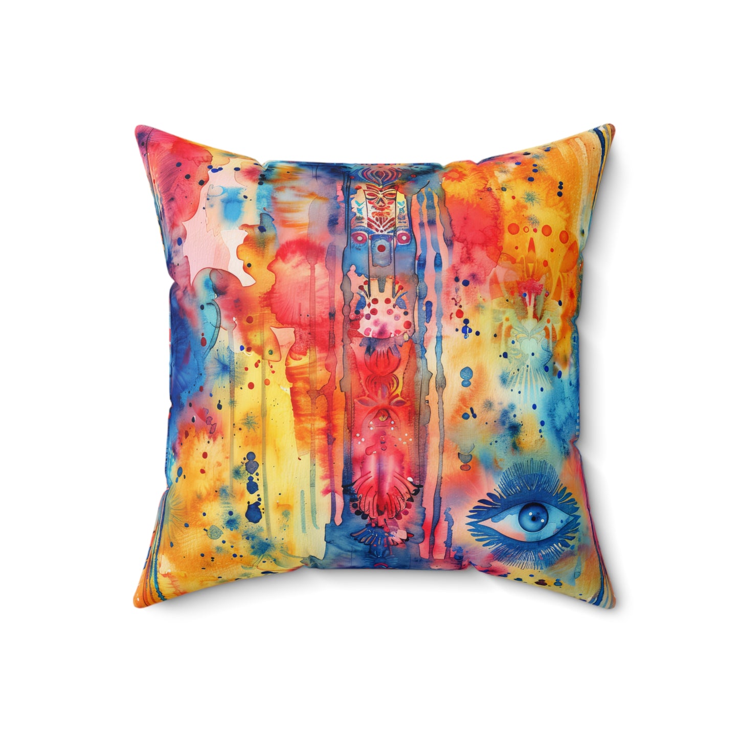 Brilliant Bliss Hamsa- Decorative Spun Polyester Cushion