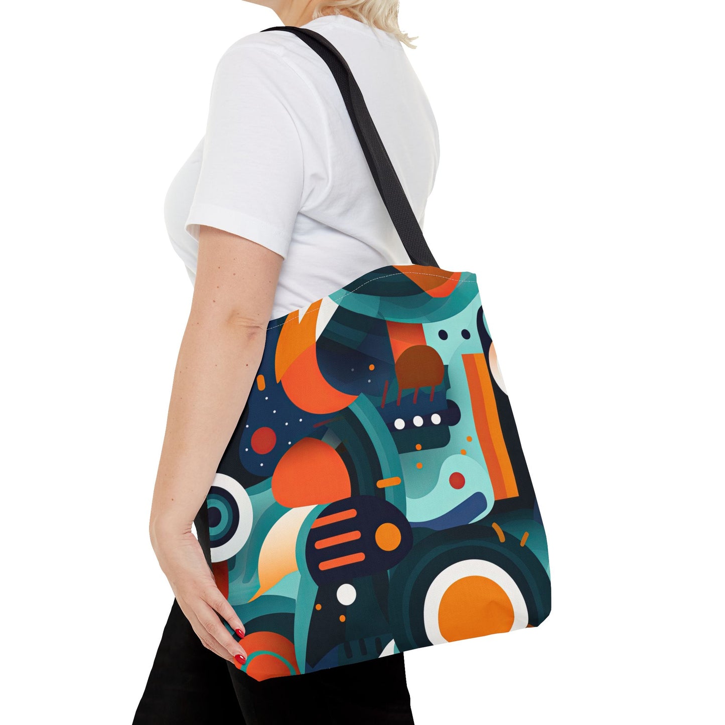 Retro Futurism. Tote Bag for Everyday Use