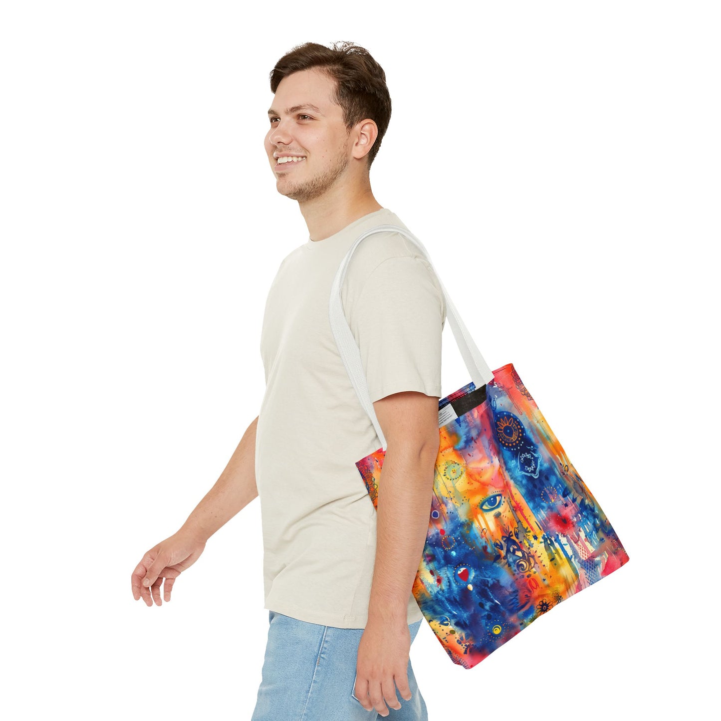 Rainbow Shield . Tote Bag for Everyday Use