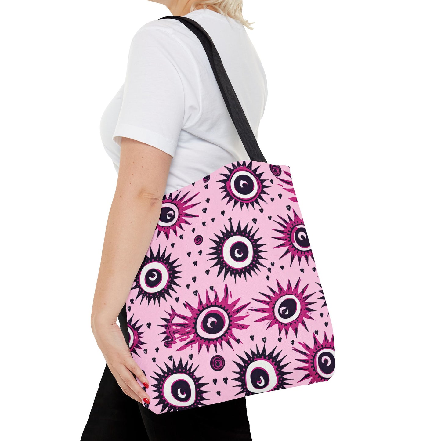Evil Pink Eye. Tote Bag for Everyday Use